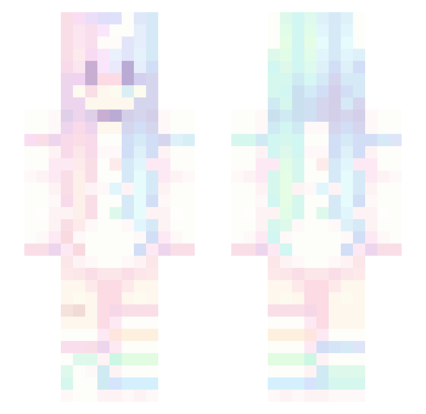 zFligh_ Minecraft skin, front and back view
