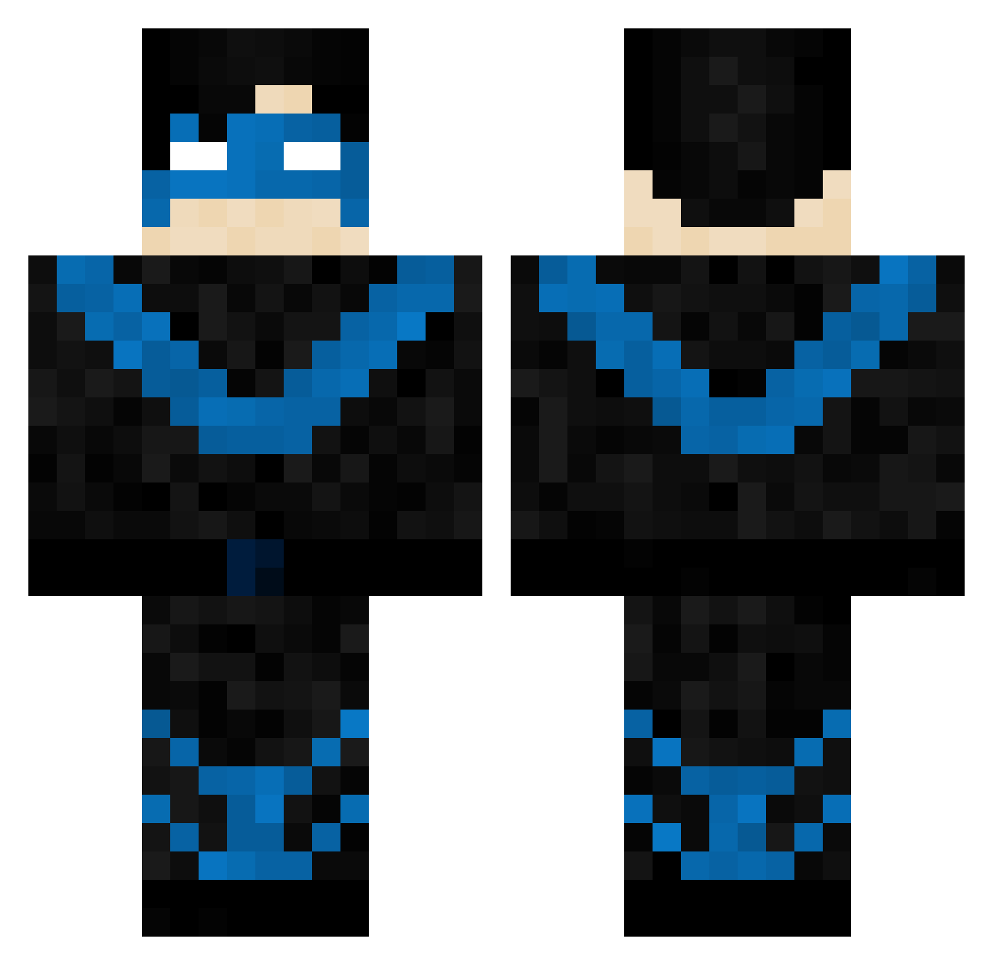 ligerzero02 Minecraft skin, front and back view