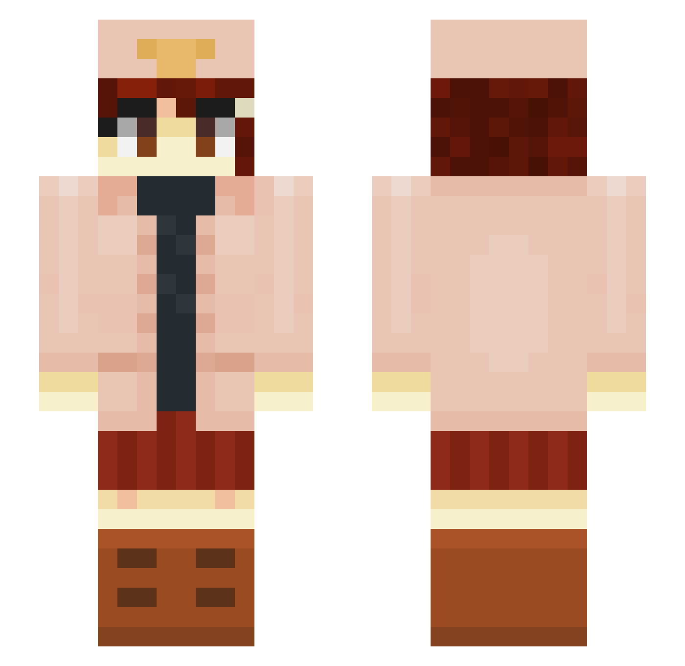 Ion_2k9 Minecraft skin, front and back view