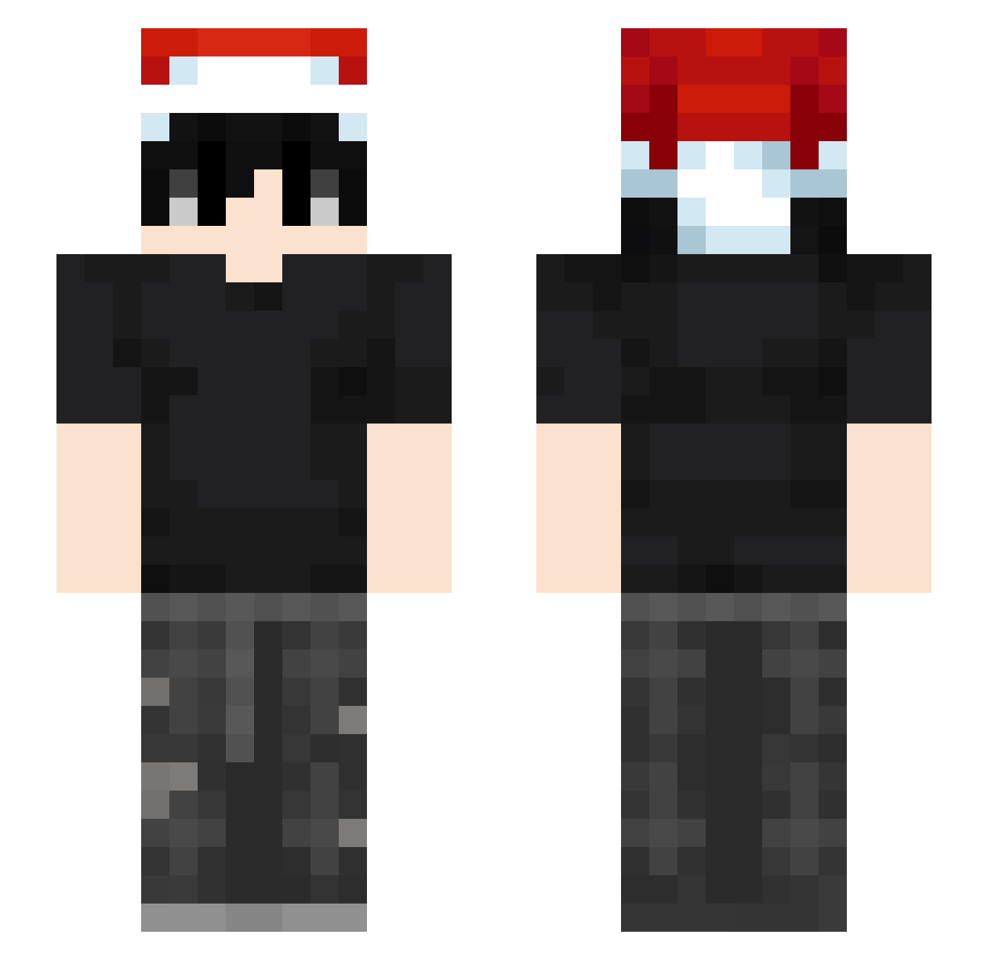 cioccolatinoh Minecraft skin, front and back view