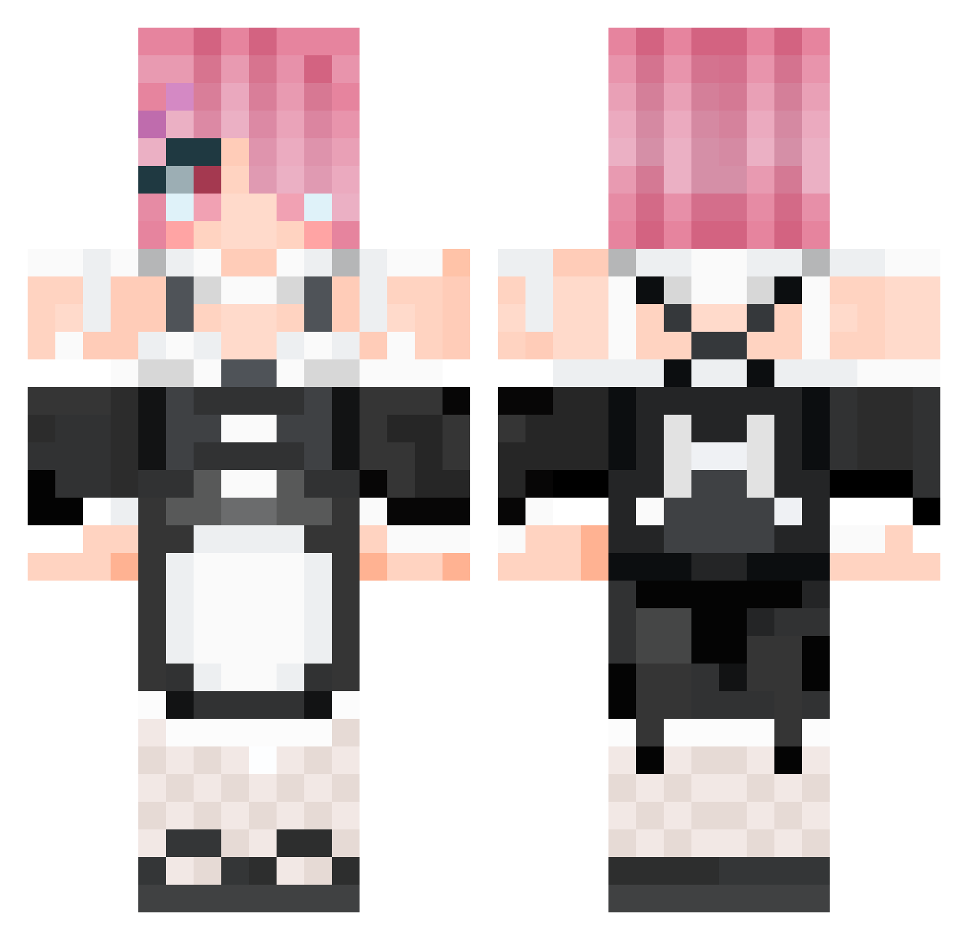bobislucas Minecraft skin, front and back view
