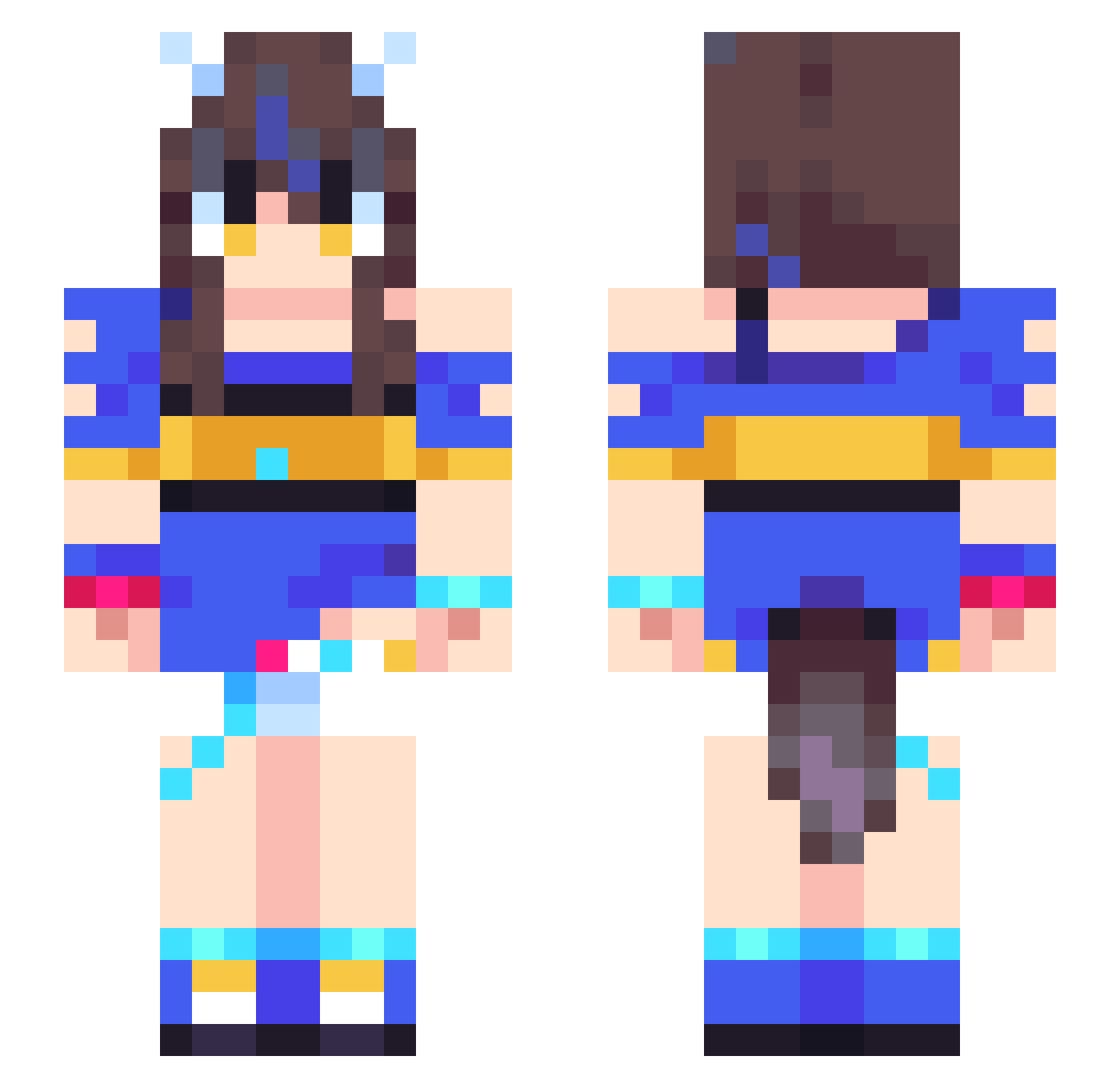 nodle_jette0_0 Minecraft skin, front and back view