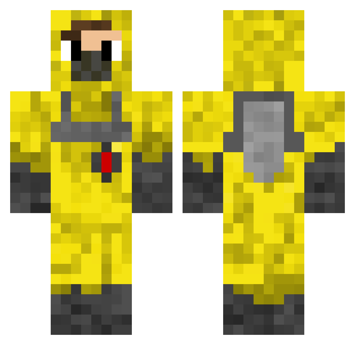 Li1_Nugg3t Minecraft skin, front and back view