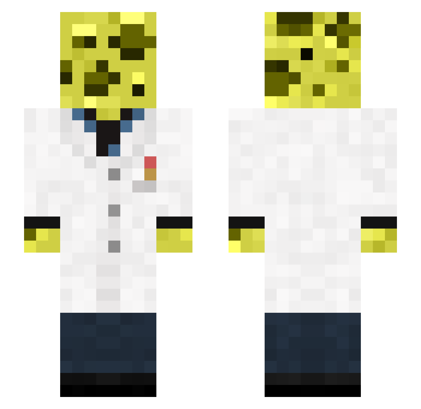 MattS0103 Minecraft skin, front and back view