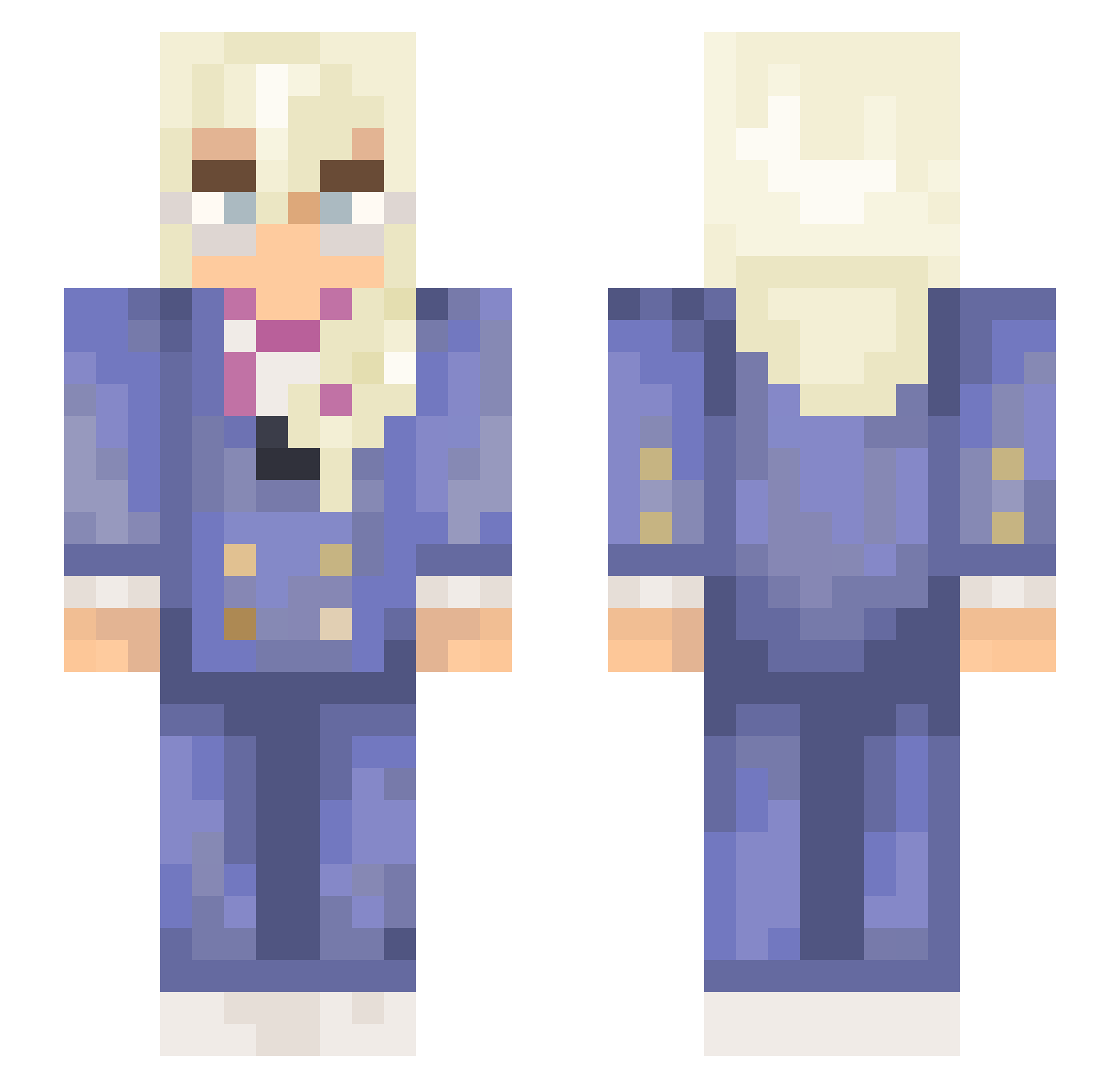 Nardim_m Minecraft skin, front and back view