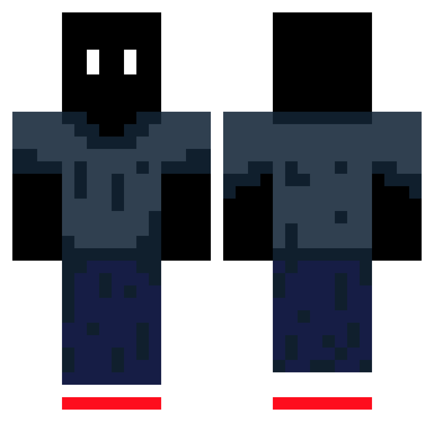 __XCorex__ Minecraft skin, front and back view
