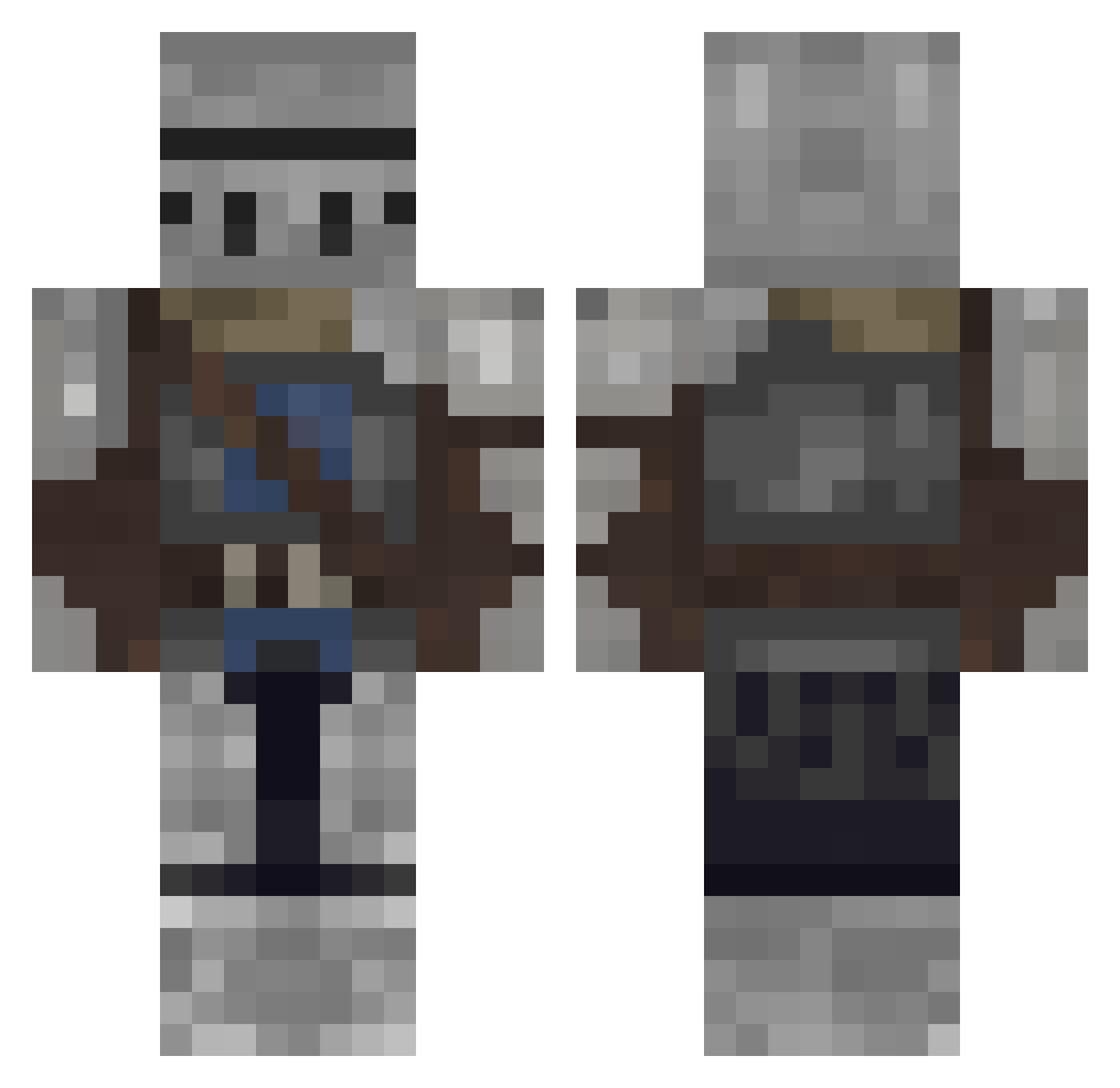 ko0laid_ Minecraft skin, front and back view