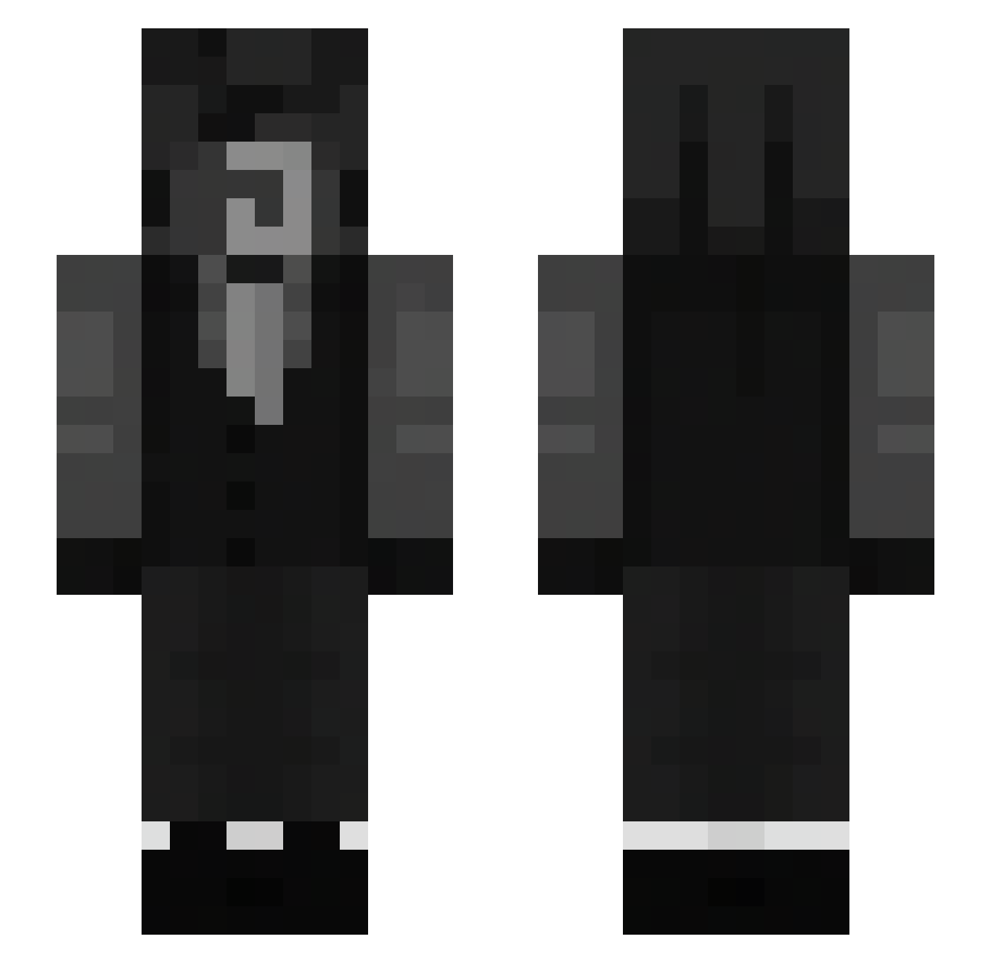 Jasperus_ Minecraft skin, front and back view