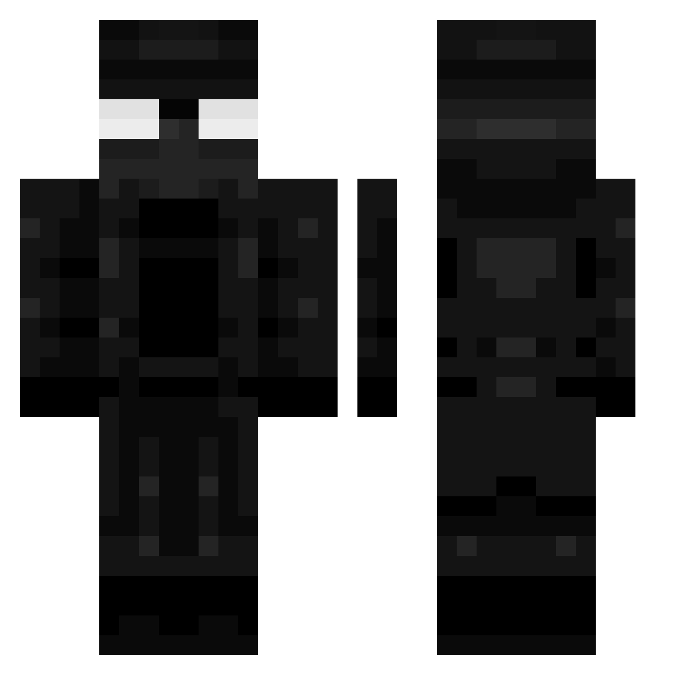 Liam5746 Minecraft skin, front and back view
