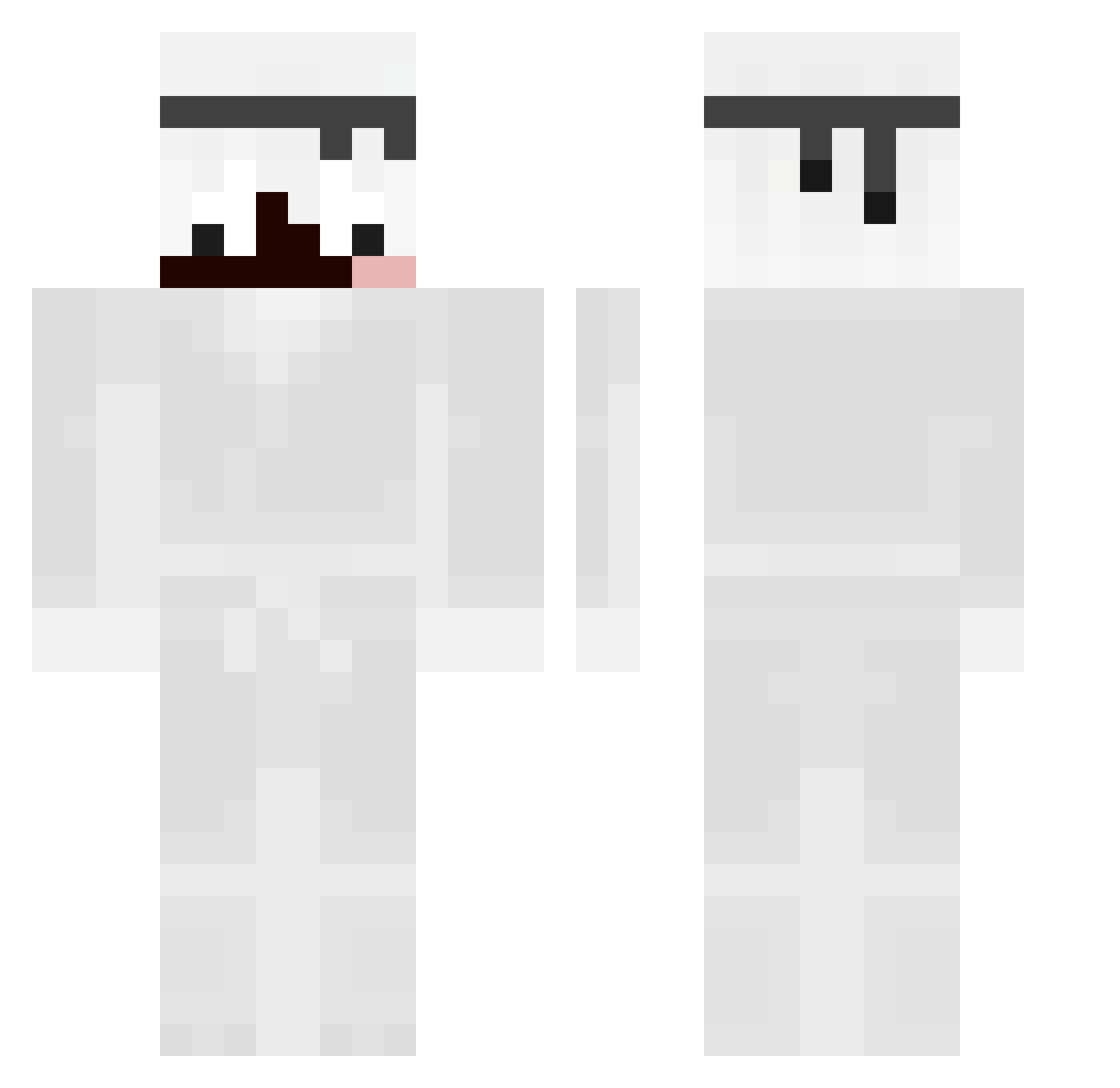 MavericMCchill Minecraft skin, front and back view