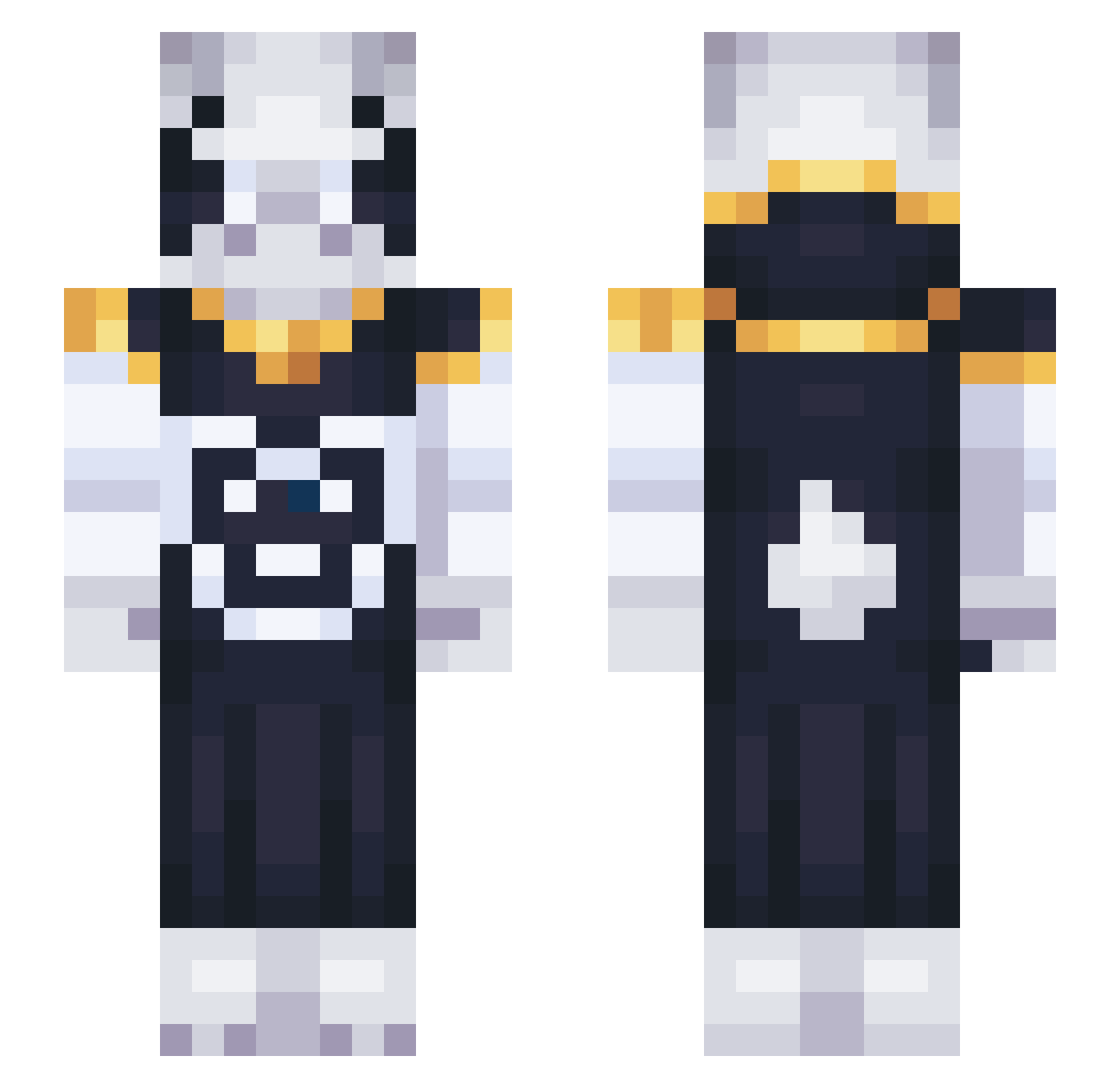 lucgiaconi Minecraft skin, front and back view