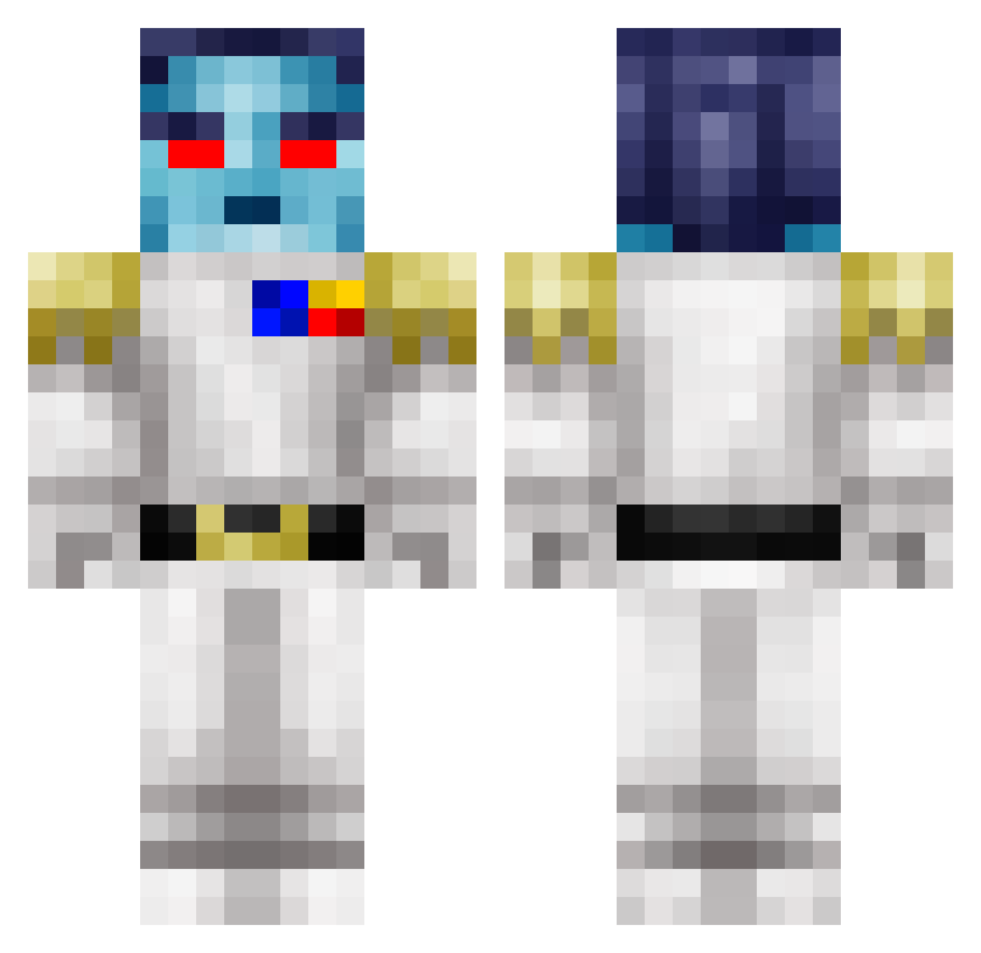 Fischbroetchen0 Minecraft skin, front and back view