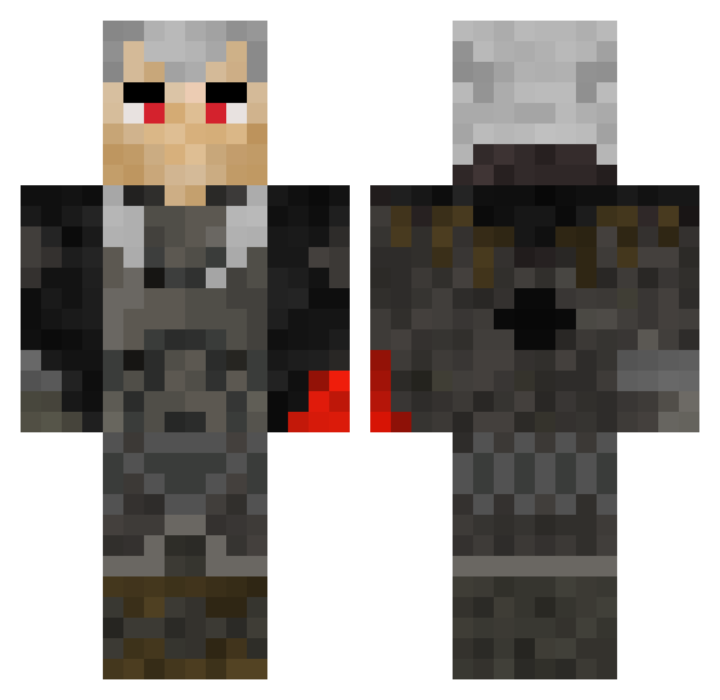 xKiwis__ Minecraft skin, front and back view