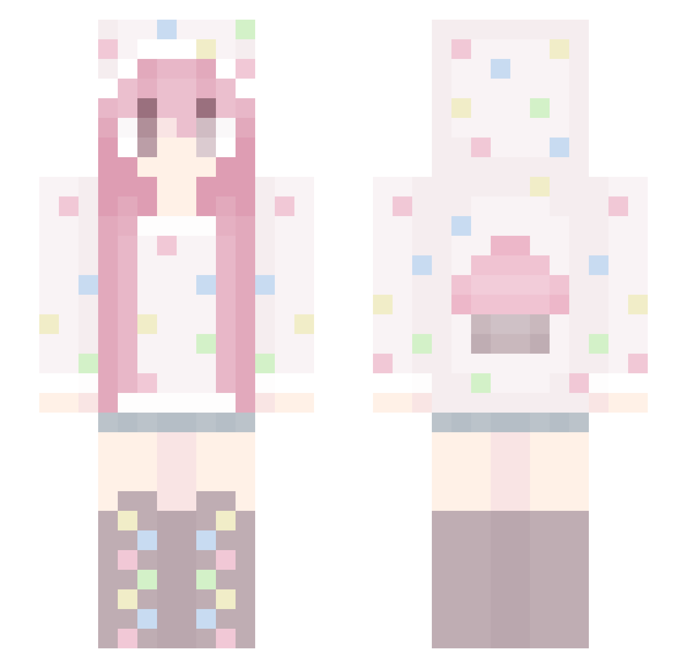 tomaszjaworek Minecraft skin, front and back view