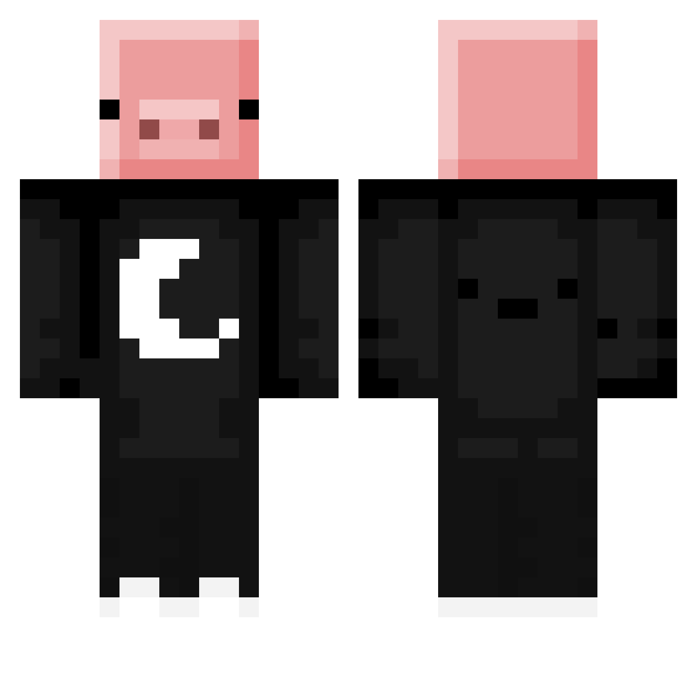 DiegoR10 Minecraft skin, front and back view