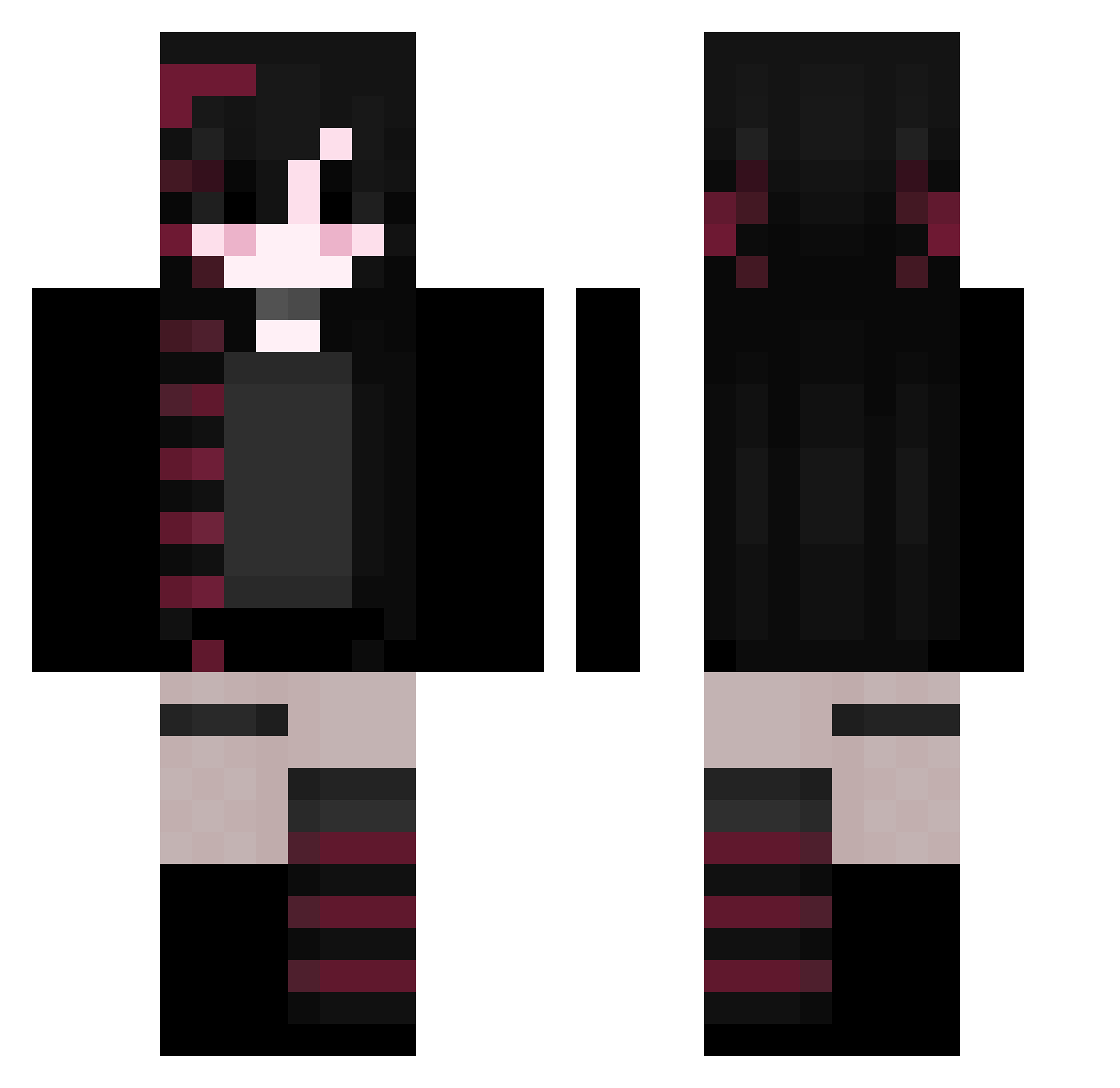 nimby_ Minecraft skin, front and back view