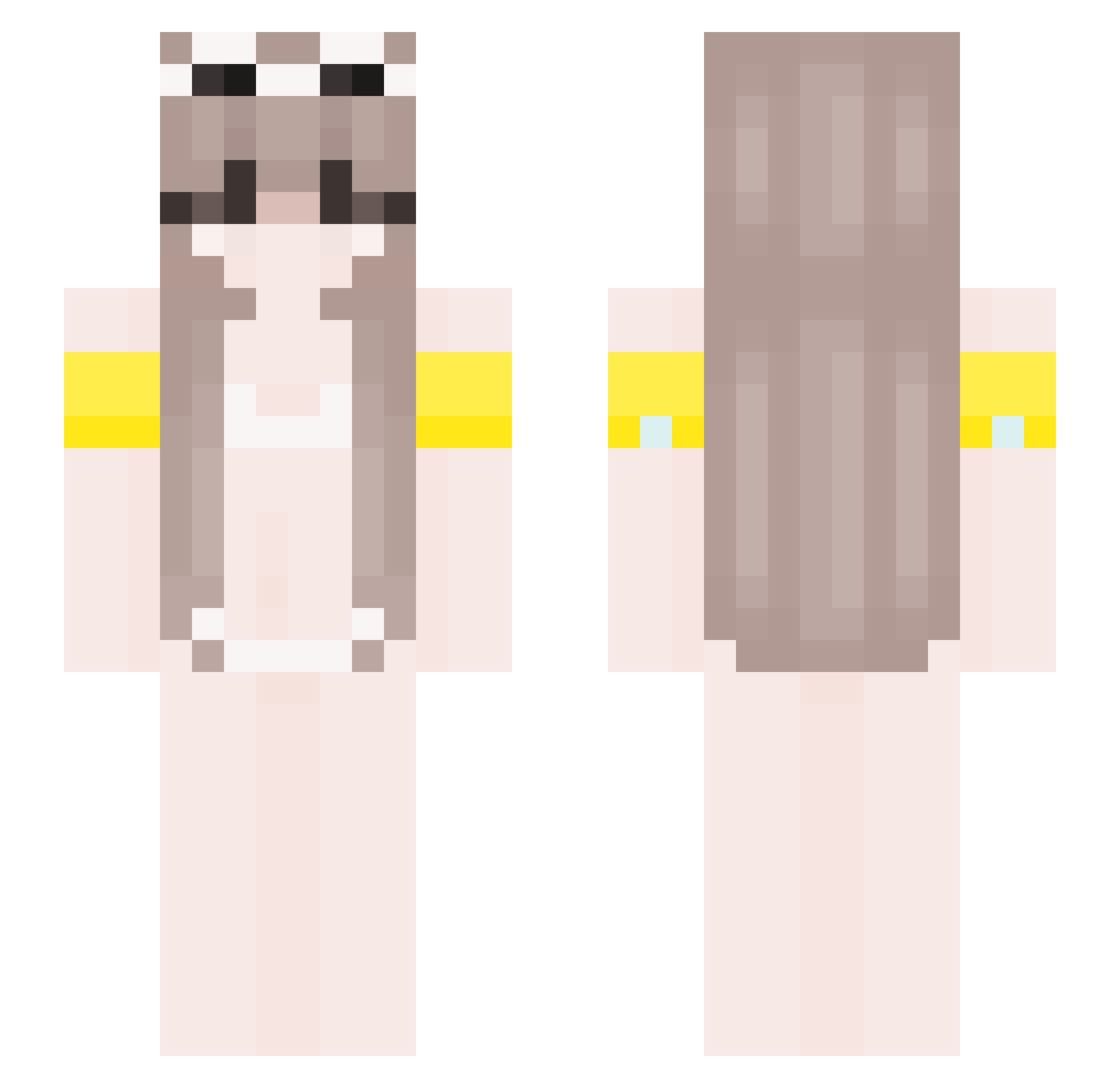 slatina_ Minecraft skin, front and back view