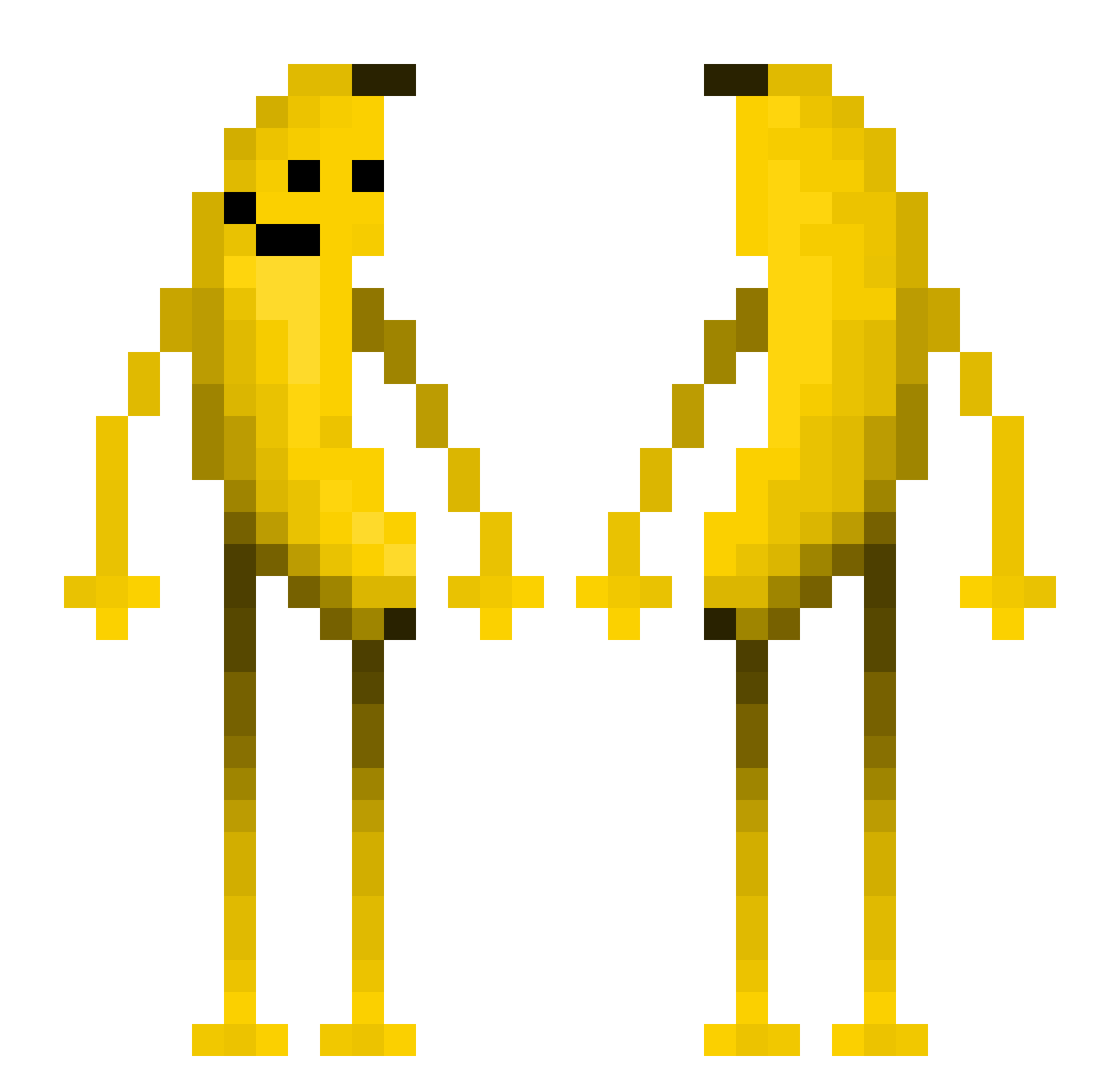 TheRealOvalo Minecraft skin, front and back view