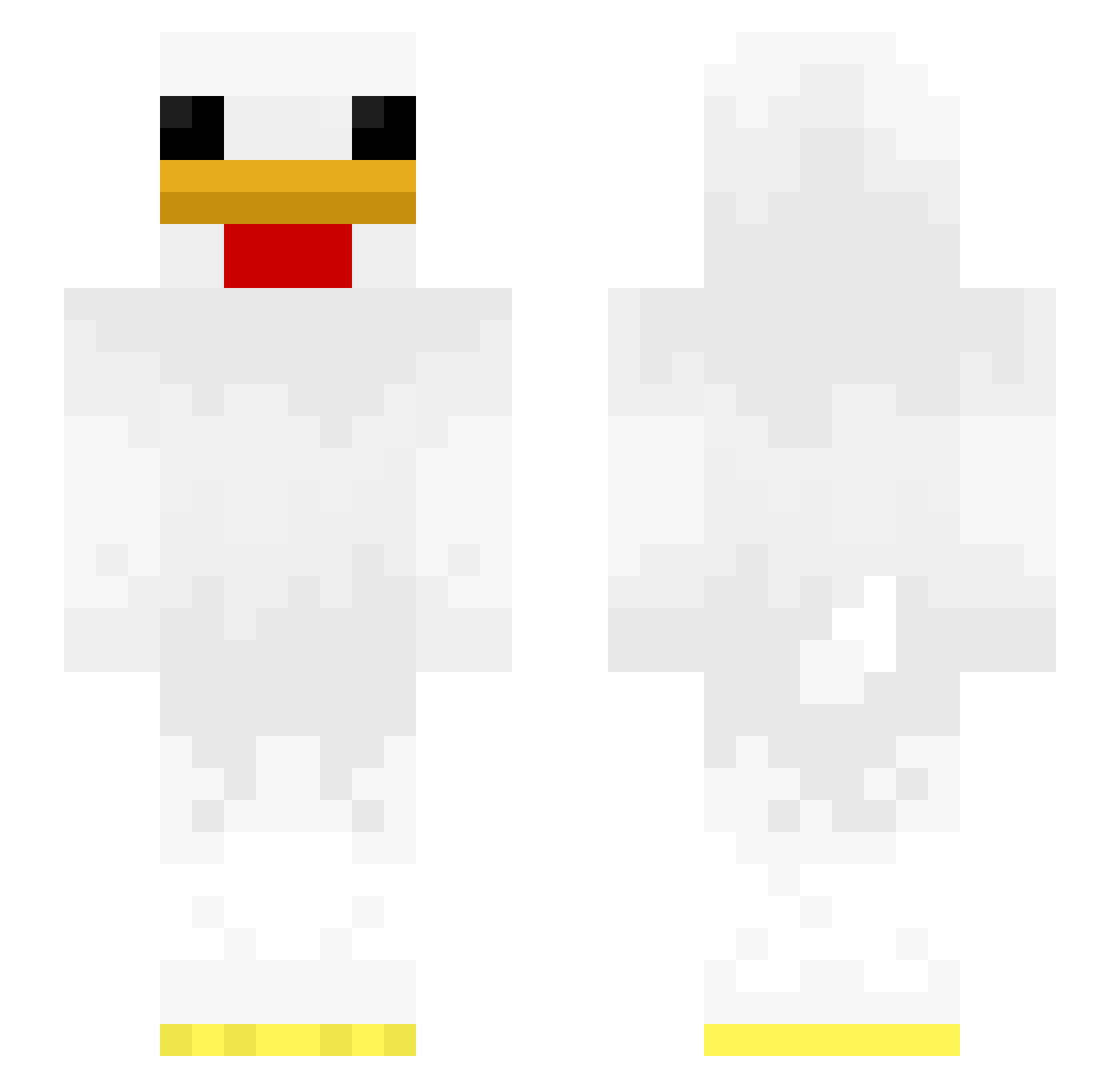 andresfofote Minecraft skin, front and back view