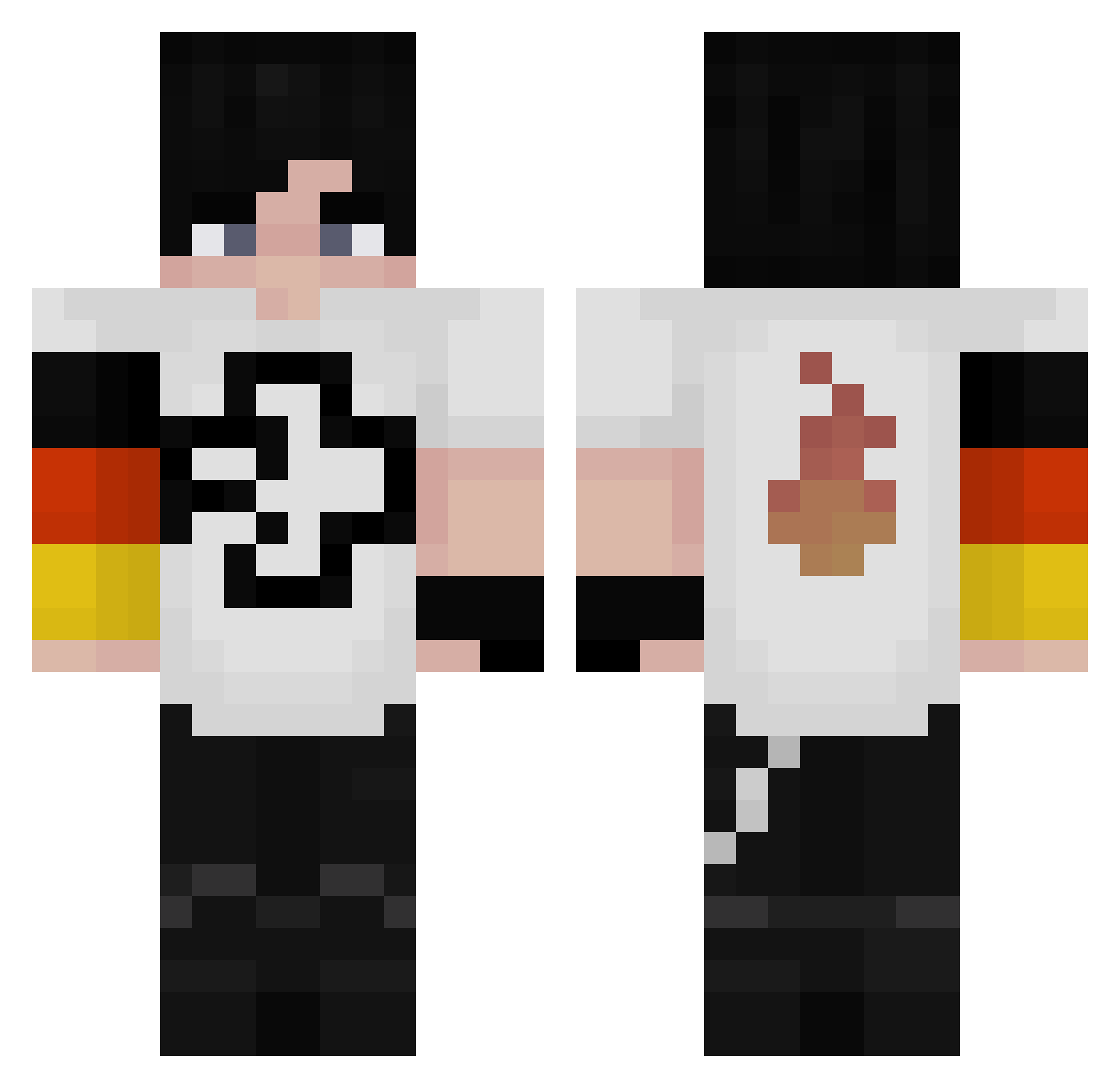 K_H_Y_A_Zz_E_B Minecraft skin, front and back view
