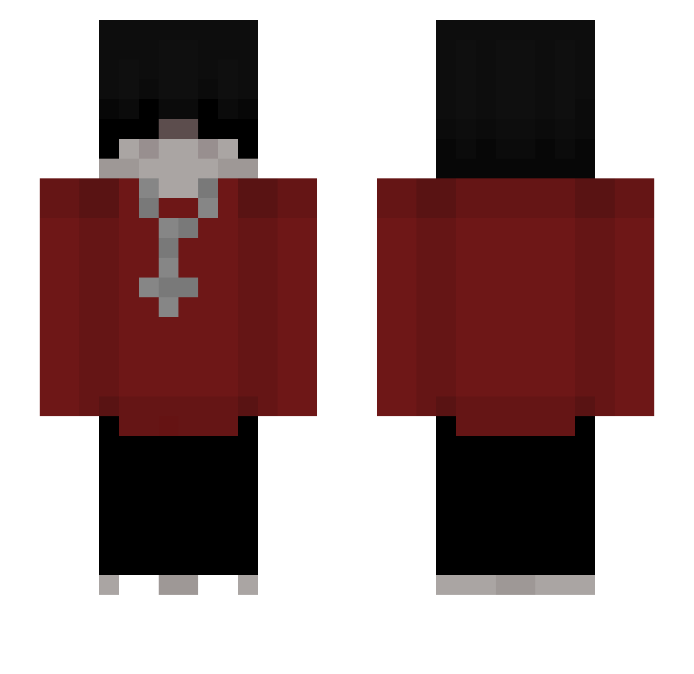 _Rozek_ Minecraft skin, front and back view