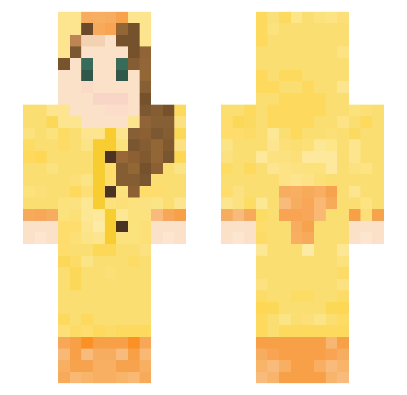 OG_Gary Minecraft skin, front and back view