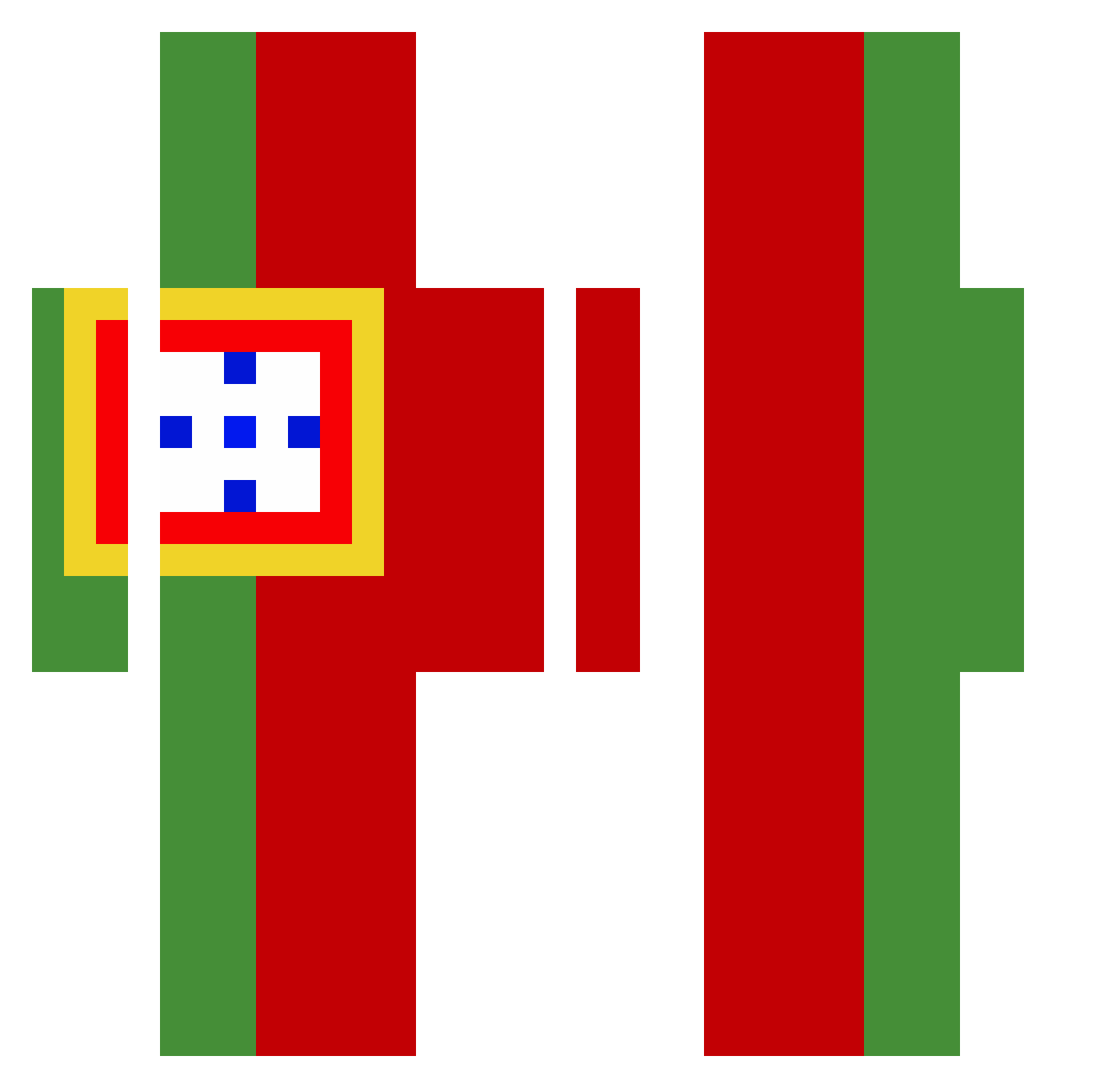 dunc_3410 Minecraft skin, front and back view