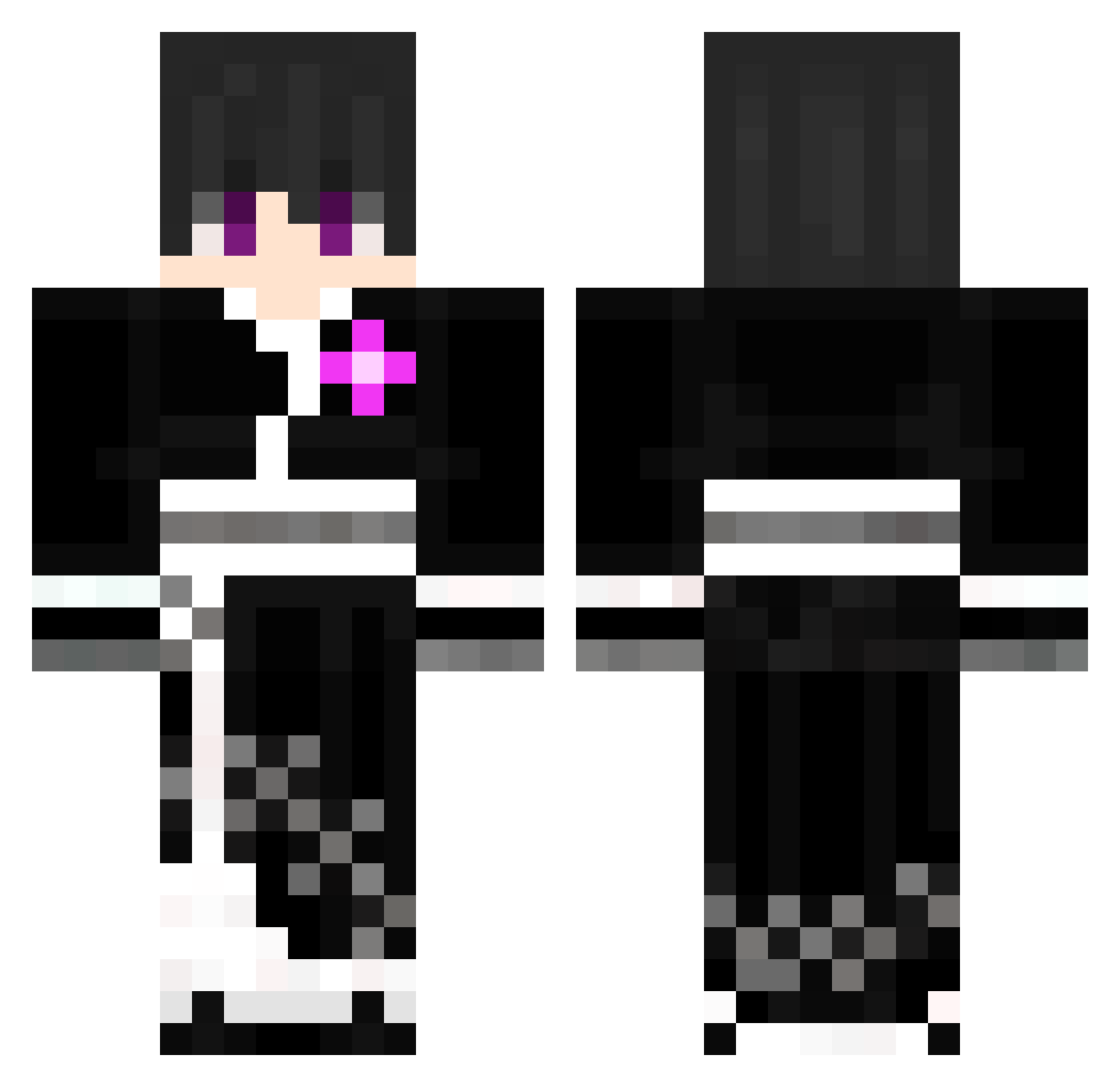 superboytj Minecraft skin, front and back view