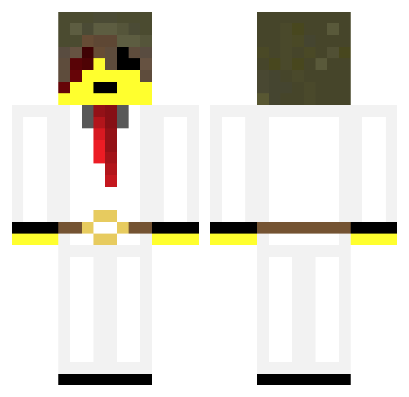 T_Gamer35 Minecraft skin, front and back view