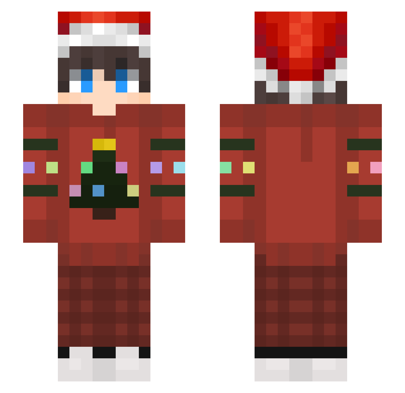ShowbizTuba5166 Minecraft skin, front and back view