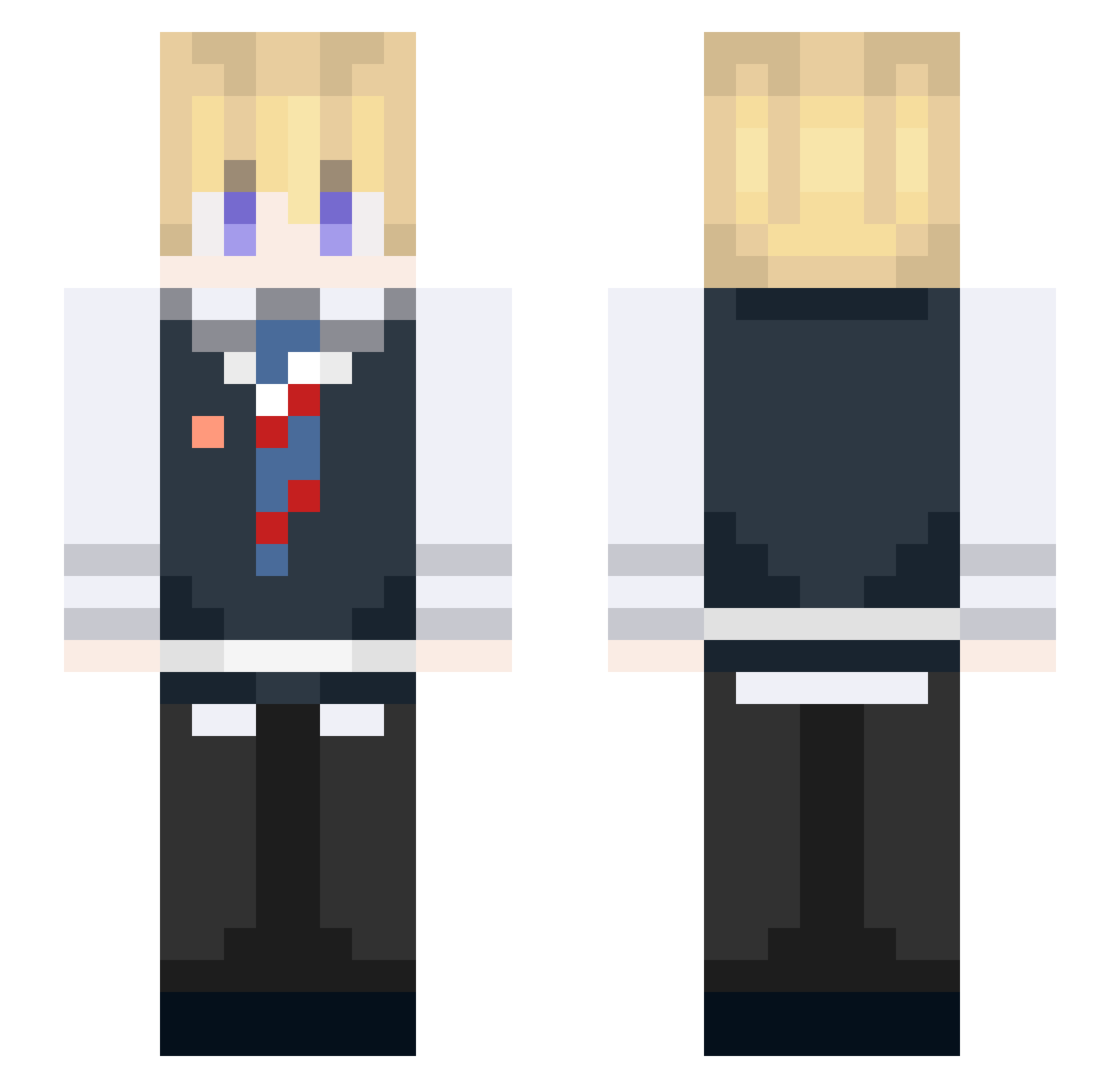 muuru0906 Minecraft skin, front and back view