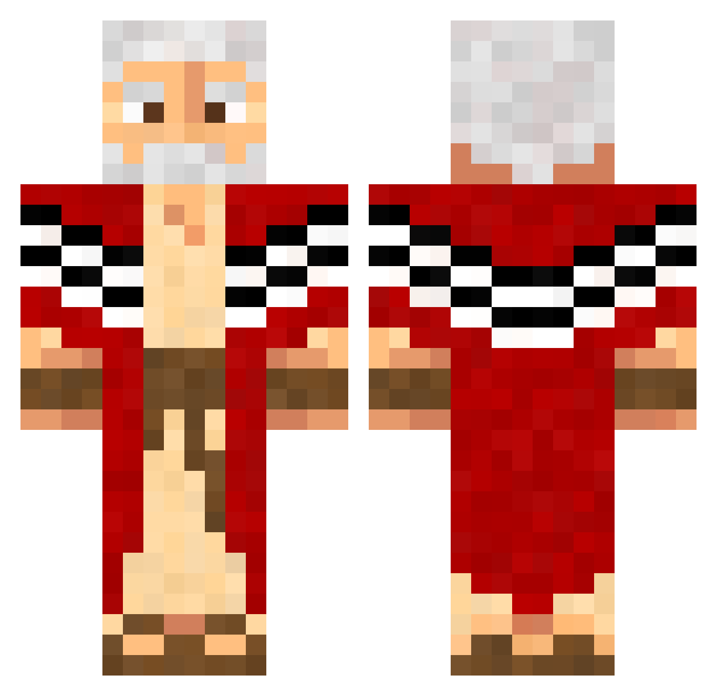 CollieBoi_MC Minecraft skin, front and back view
