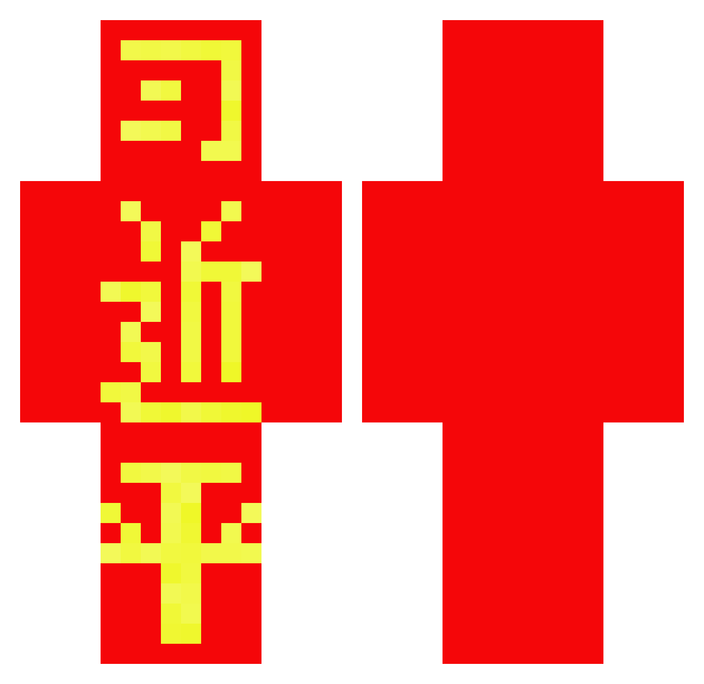 KamYiu_Yeung Minecraft skin, front and back view