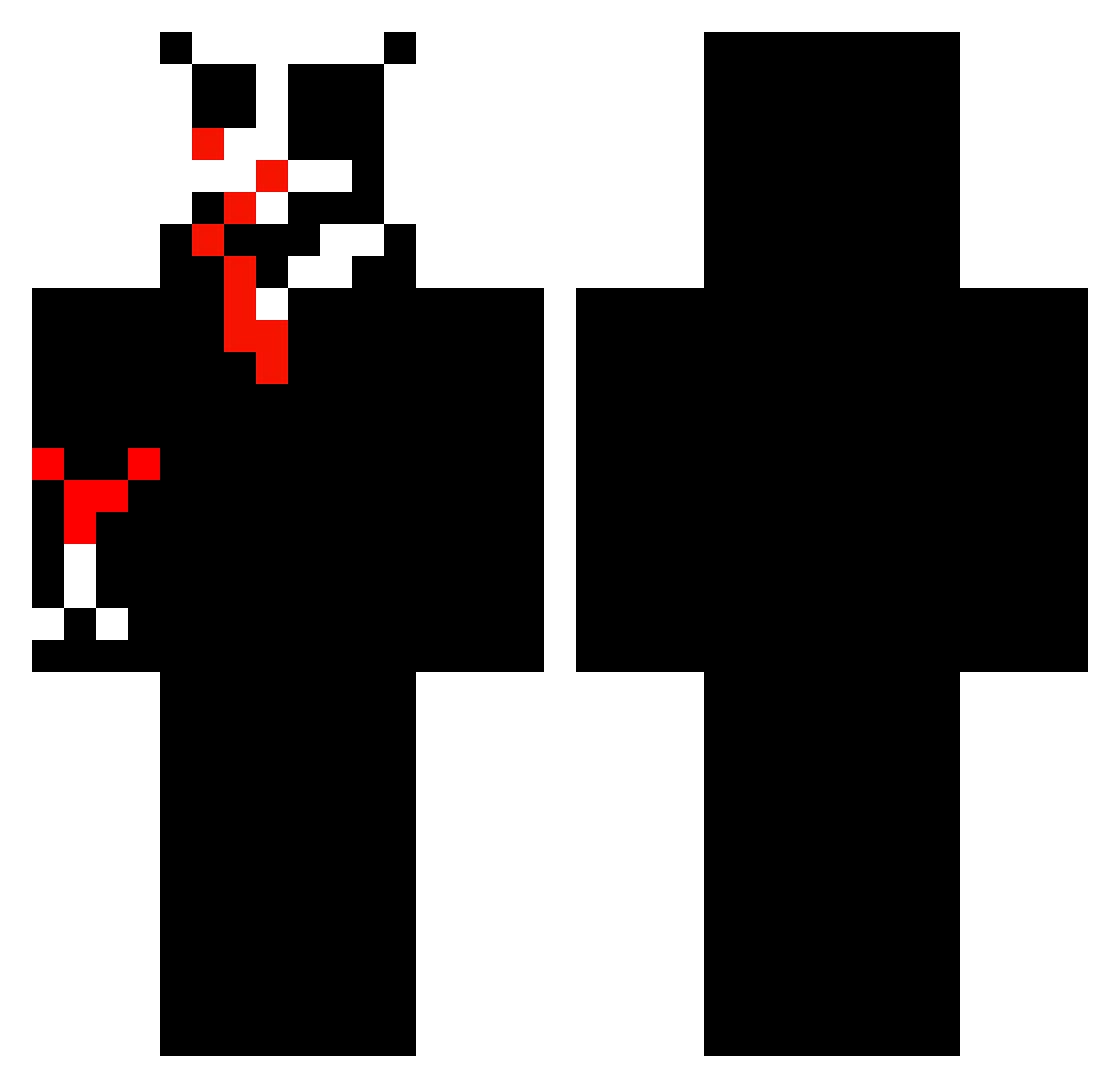 solitude___ - gaster sans Minecraft skin