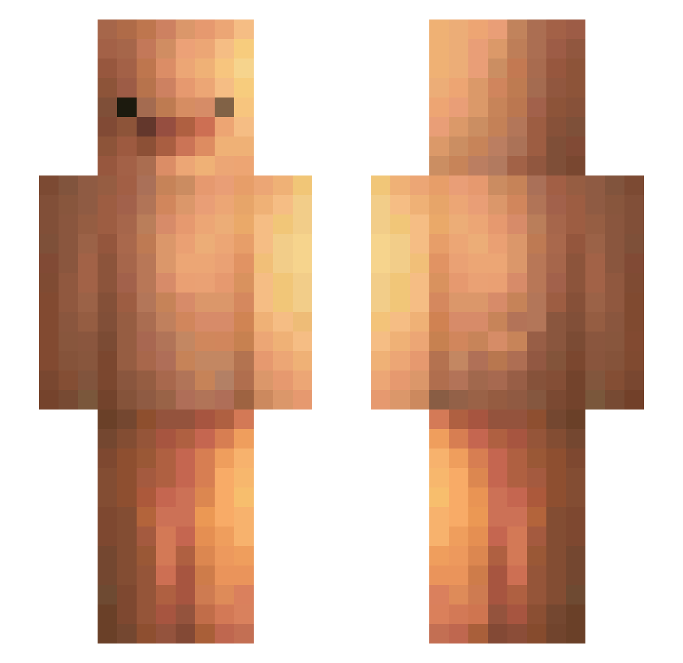 kabut_babut Minecraft skin, front and back view