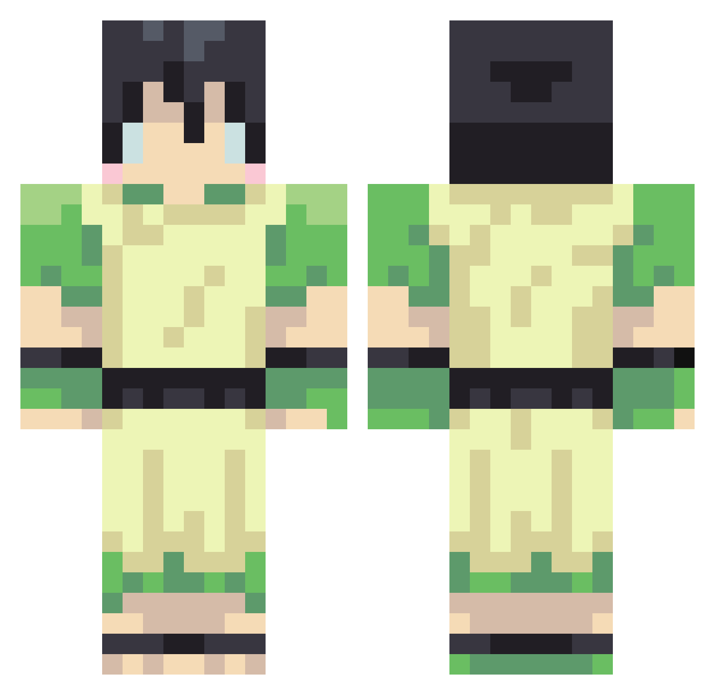 i__am__jam Minecraft skin, front and back view
