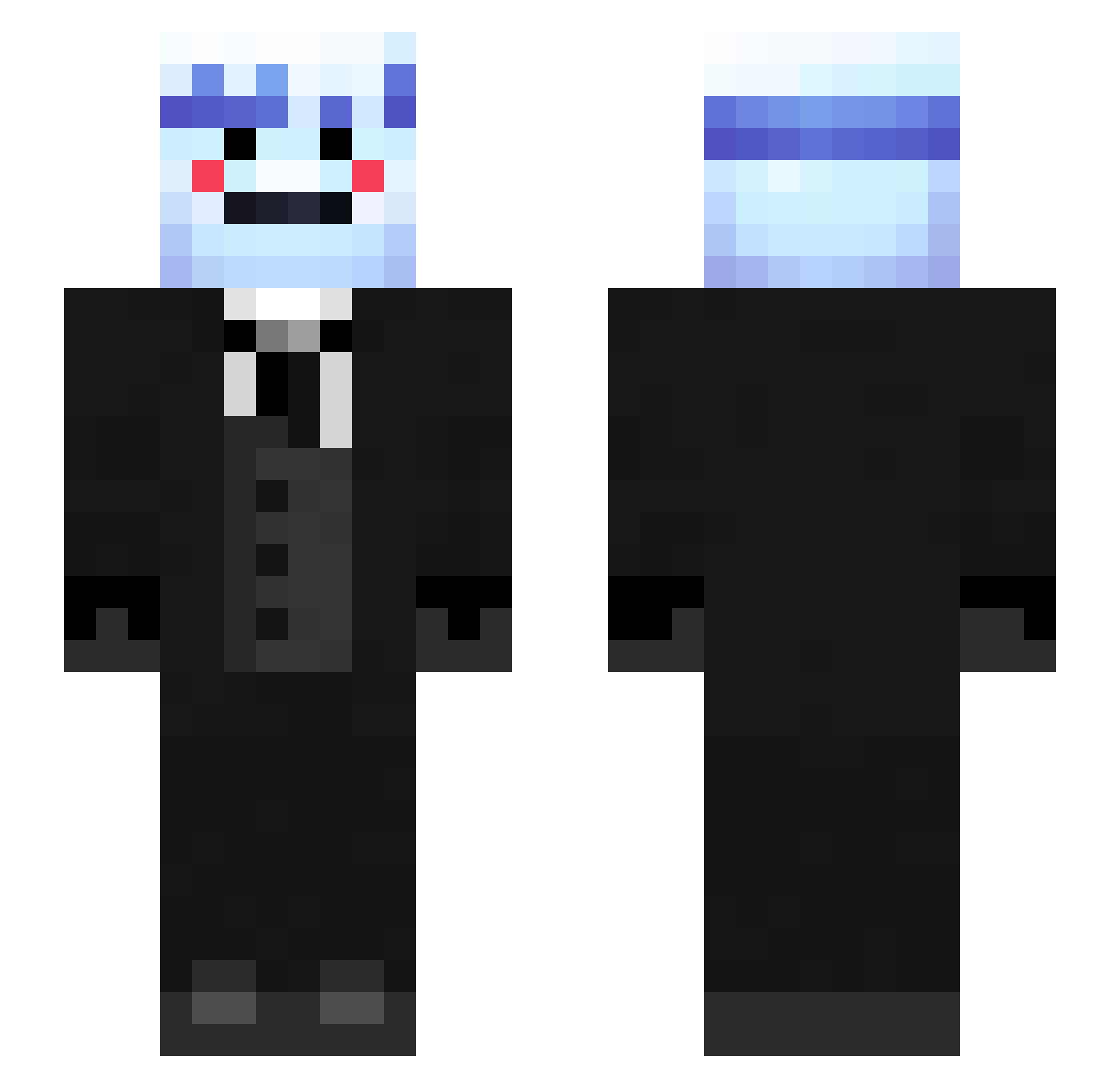 Peruanito48 Minecraft skin, front and back view