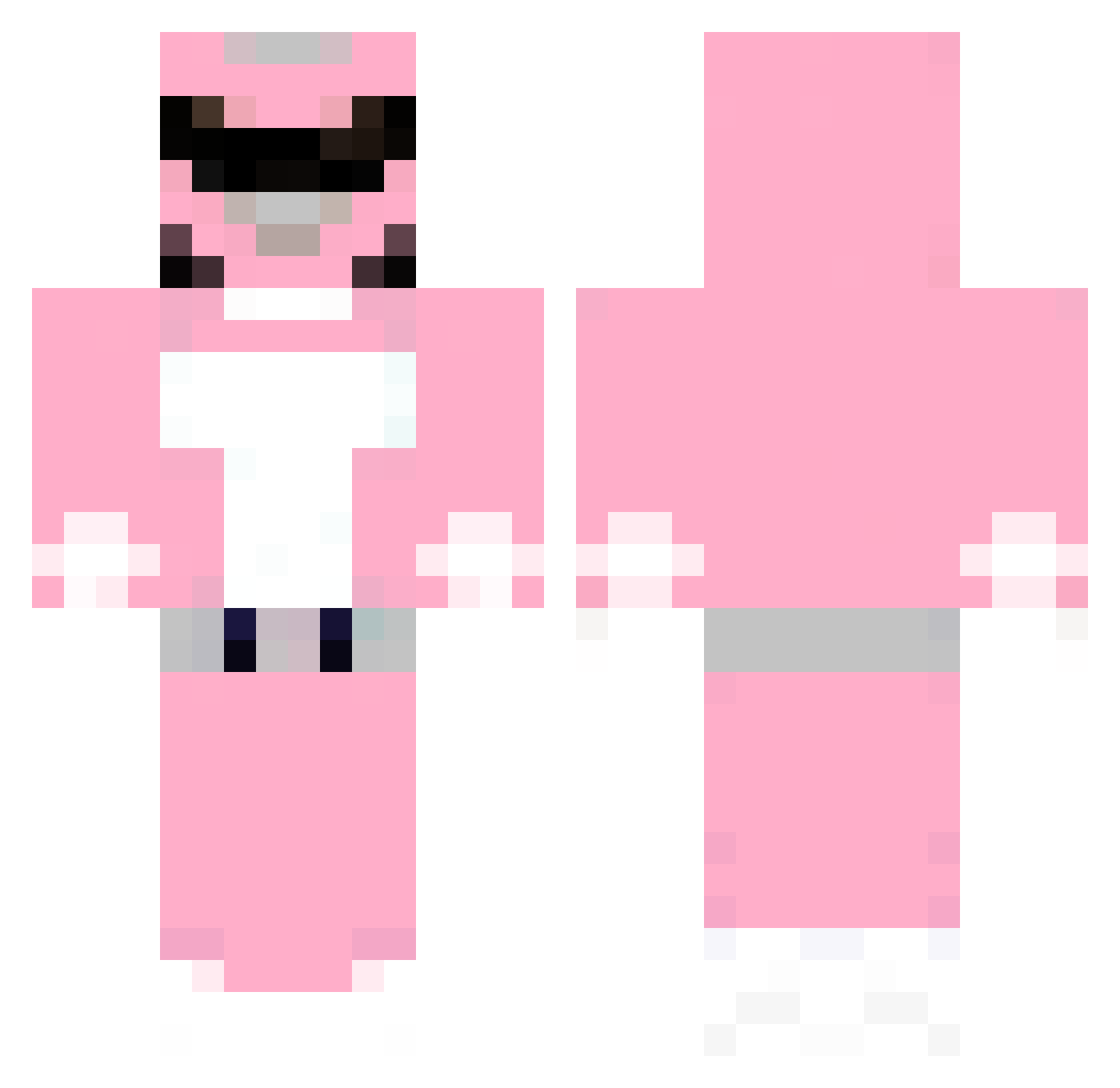 hav Minecraft skin, front and back view