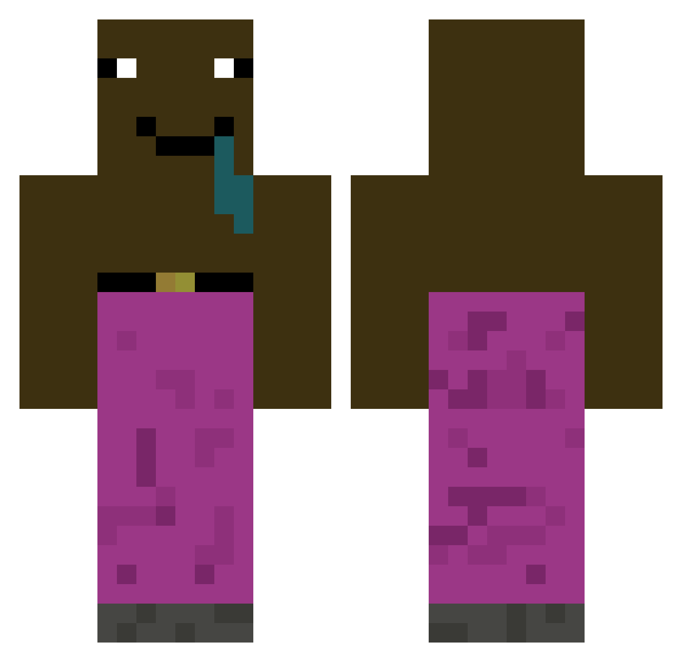 Mr_Gurka1 Minecraft skin, front and back view
