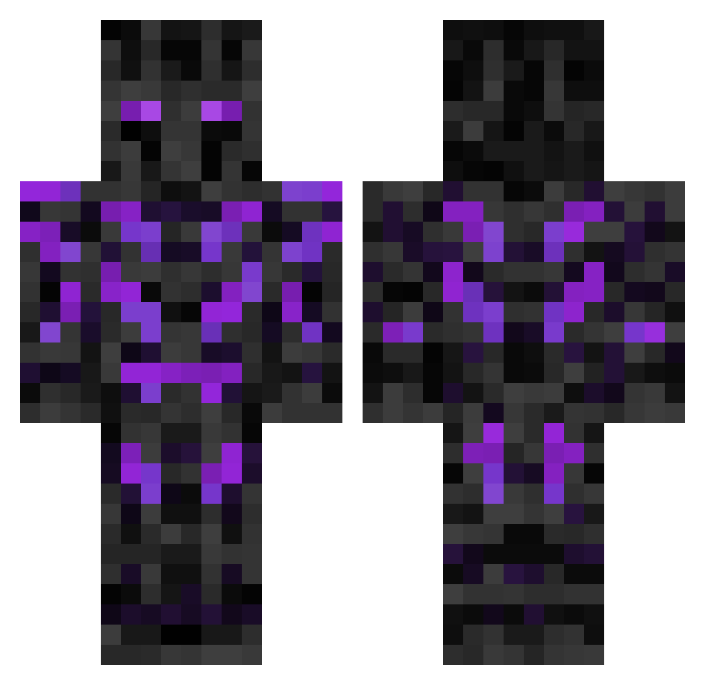 kempa2137 Minecraft skin, front and back view