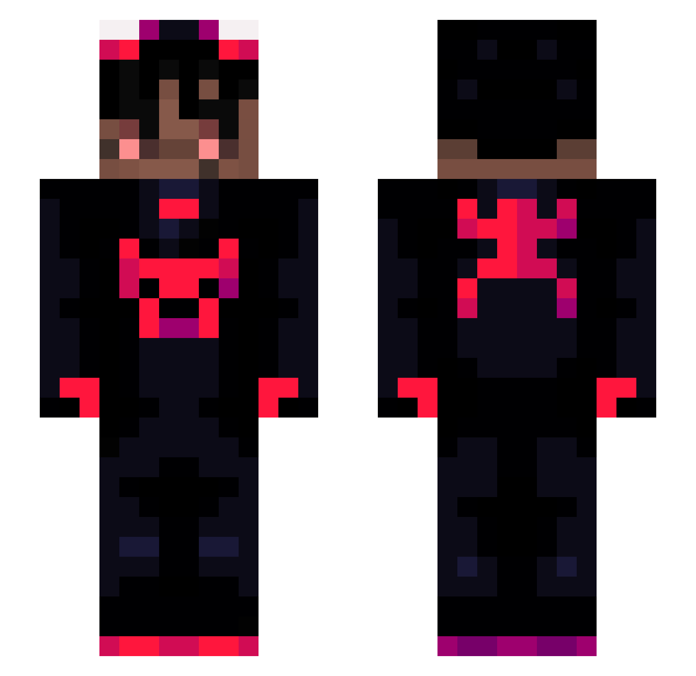skldadling Minecraft skin, front and back view