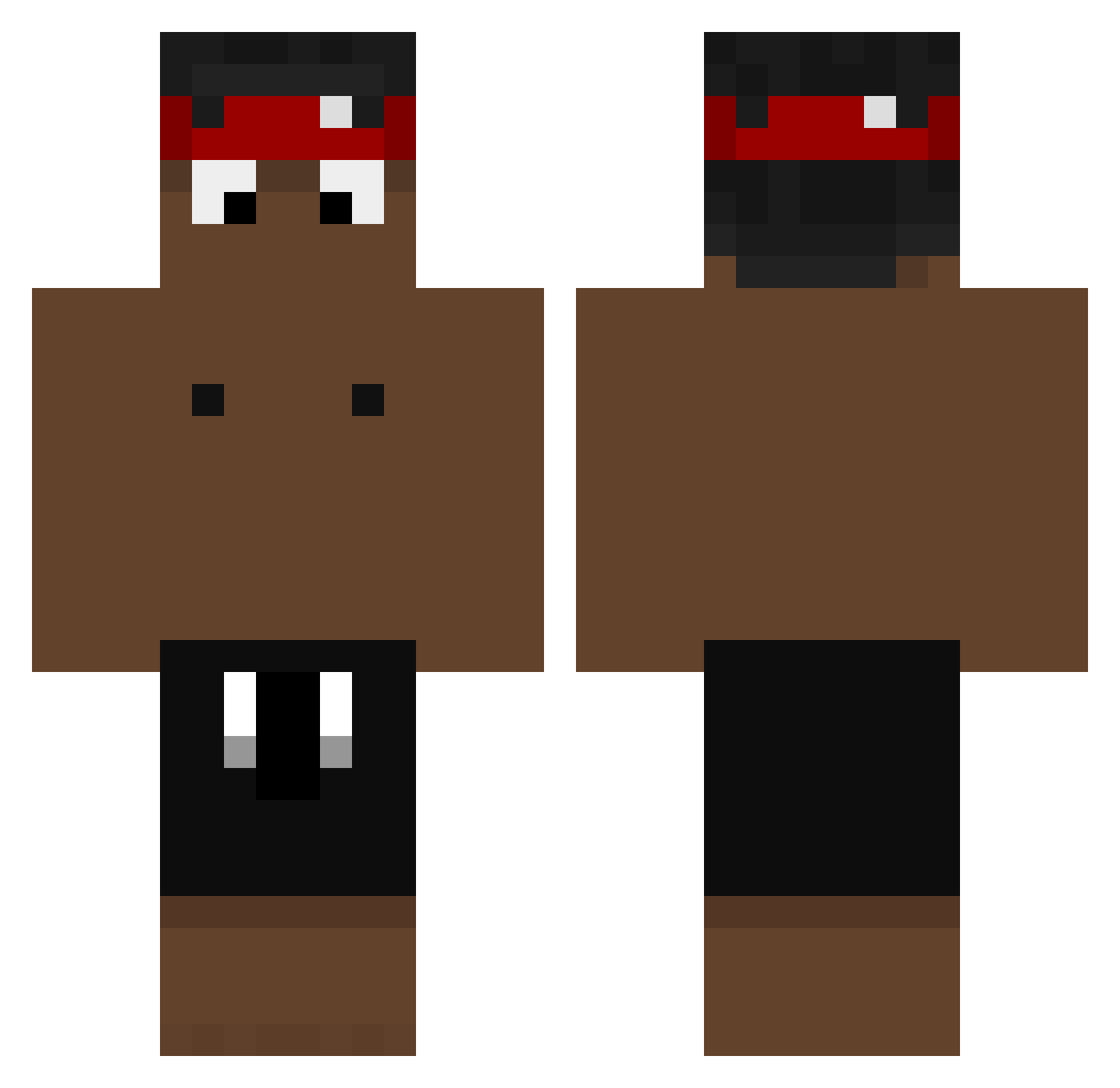 ThisMax09 Minecraft skin, front and back view