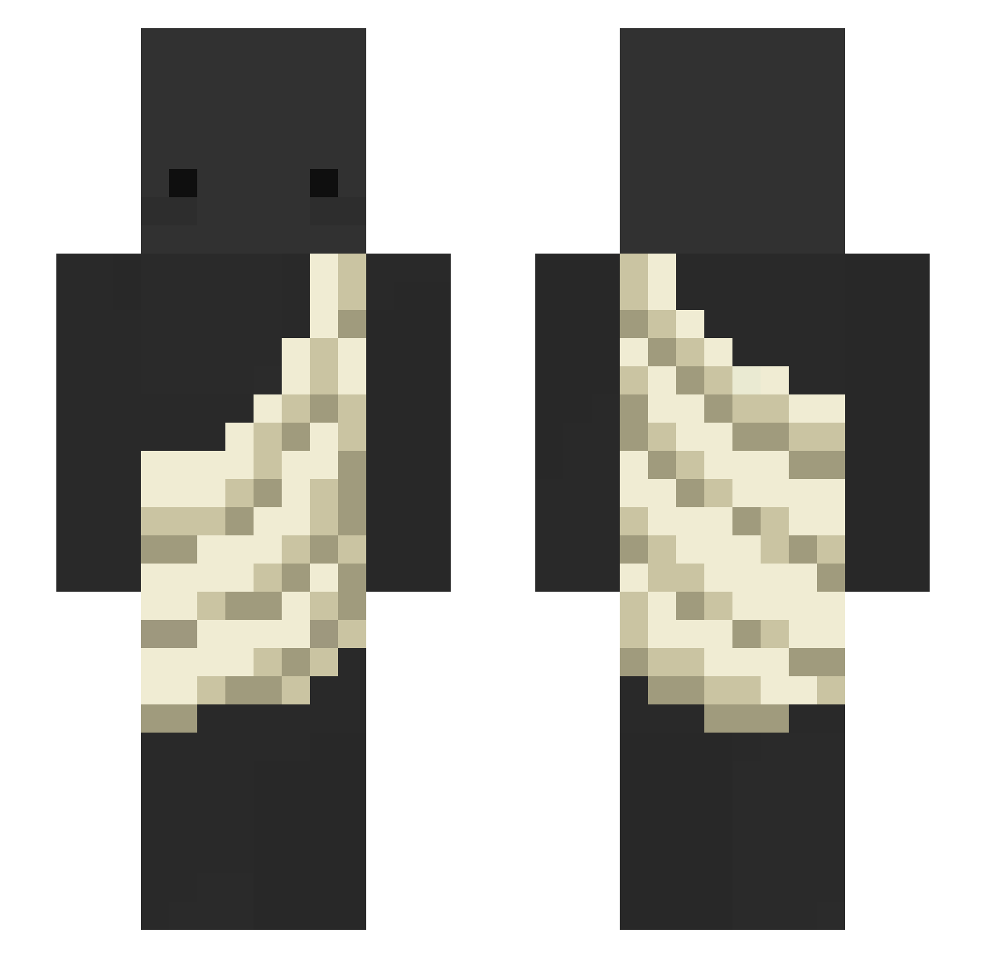 actualduncan Minecraft skin, front and back view
