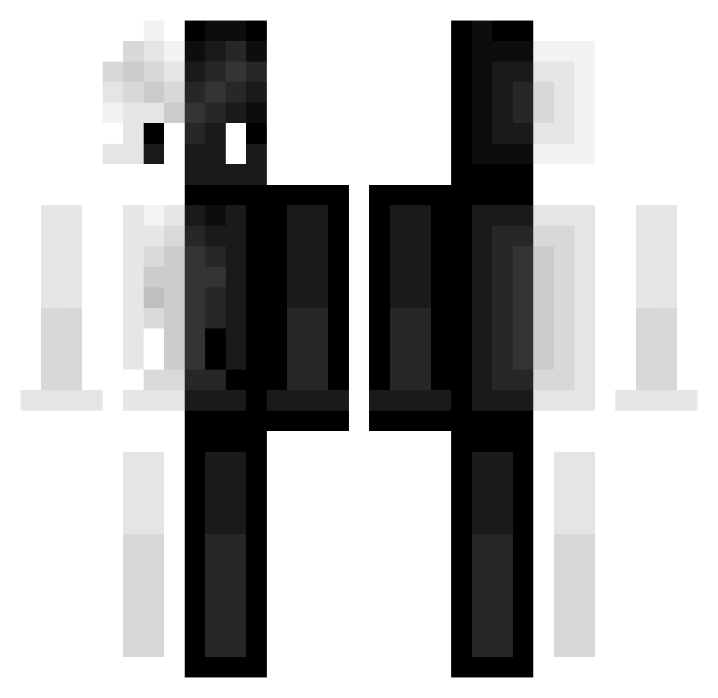 Clawraptor Minecraft skin, front and back view