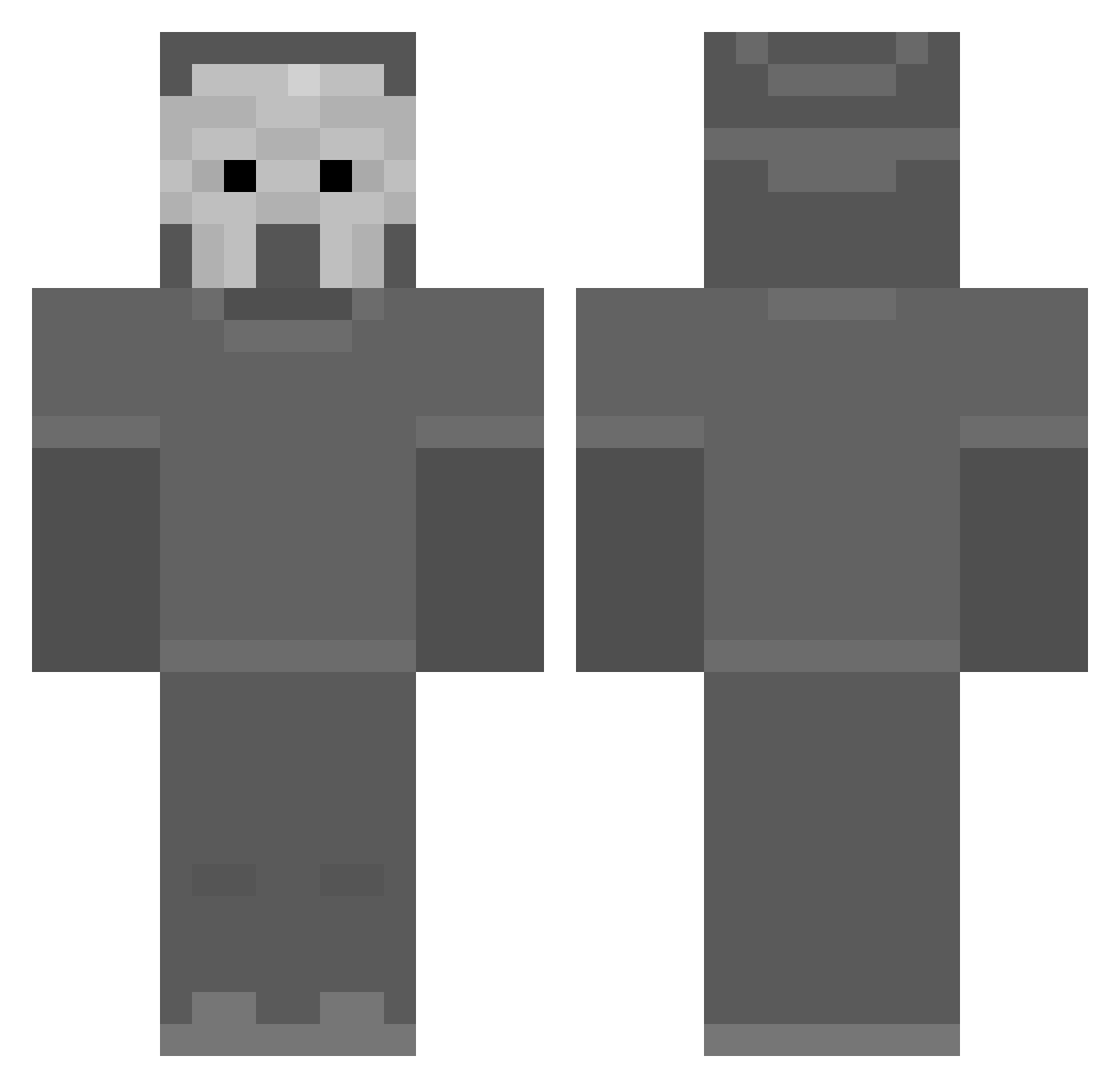 zwen42 Minecraft skin, front and back view