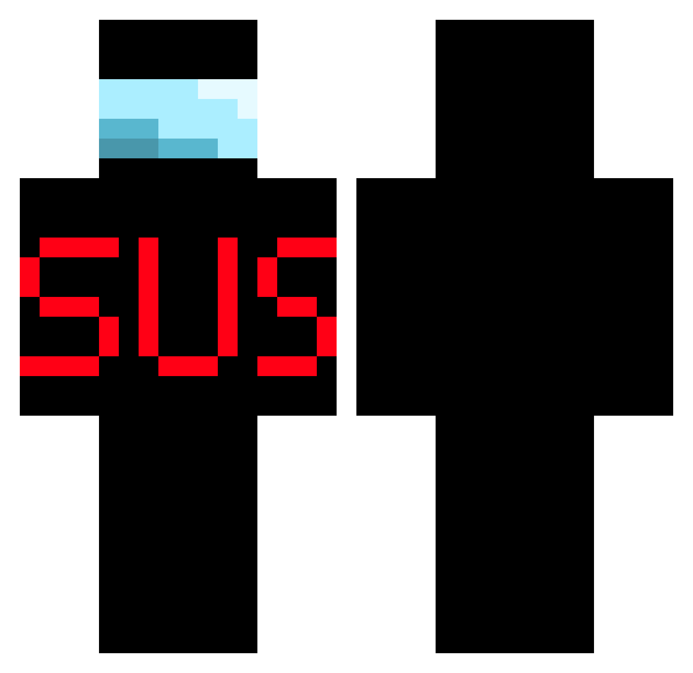 icykill111 Minecraft skin, front and back view