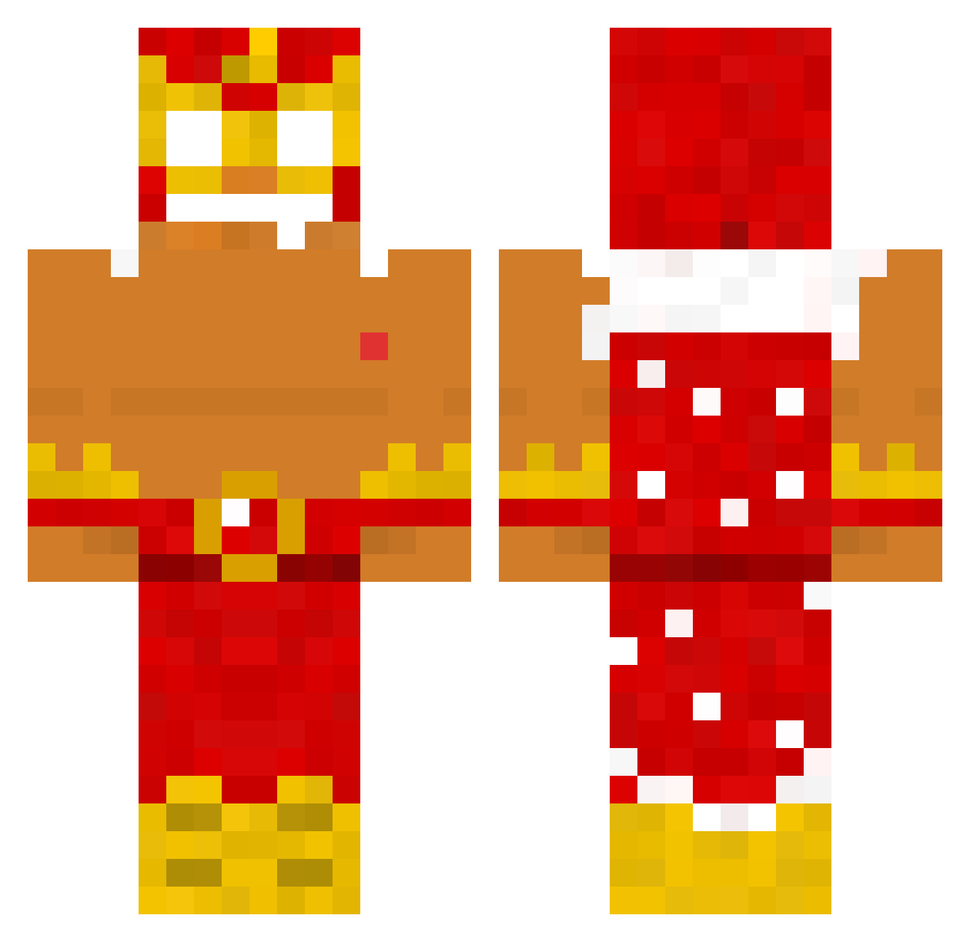 Lee_Hong9 Minecraft skin, front and back view
