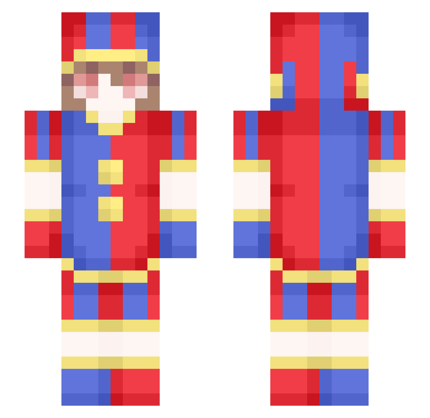 It_Has_Been_09 Minecraft skin, front and back view