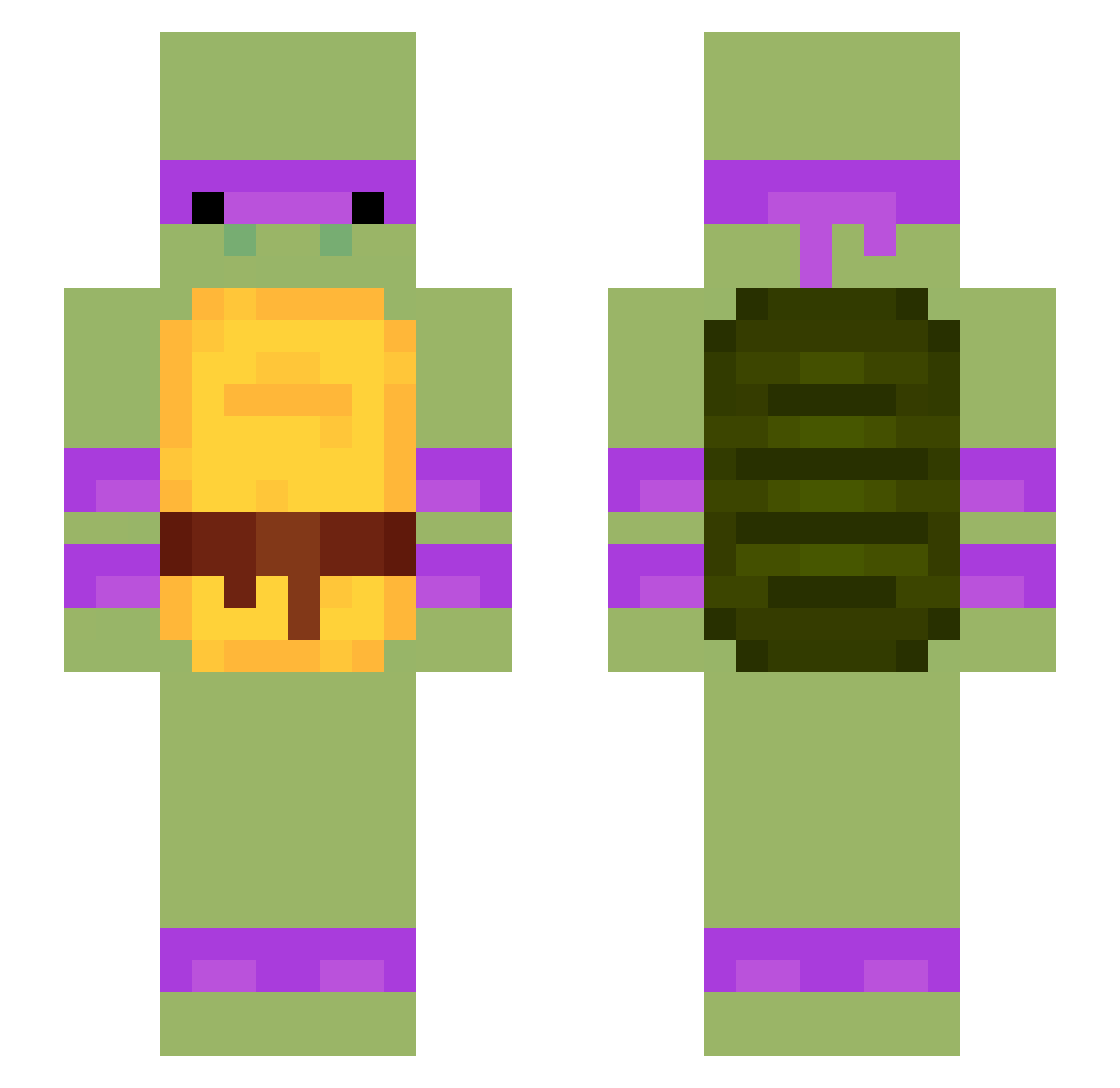 chleba_78 Minecraft skin, front and back view