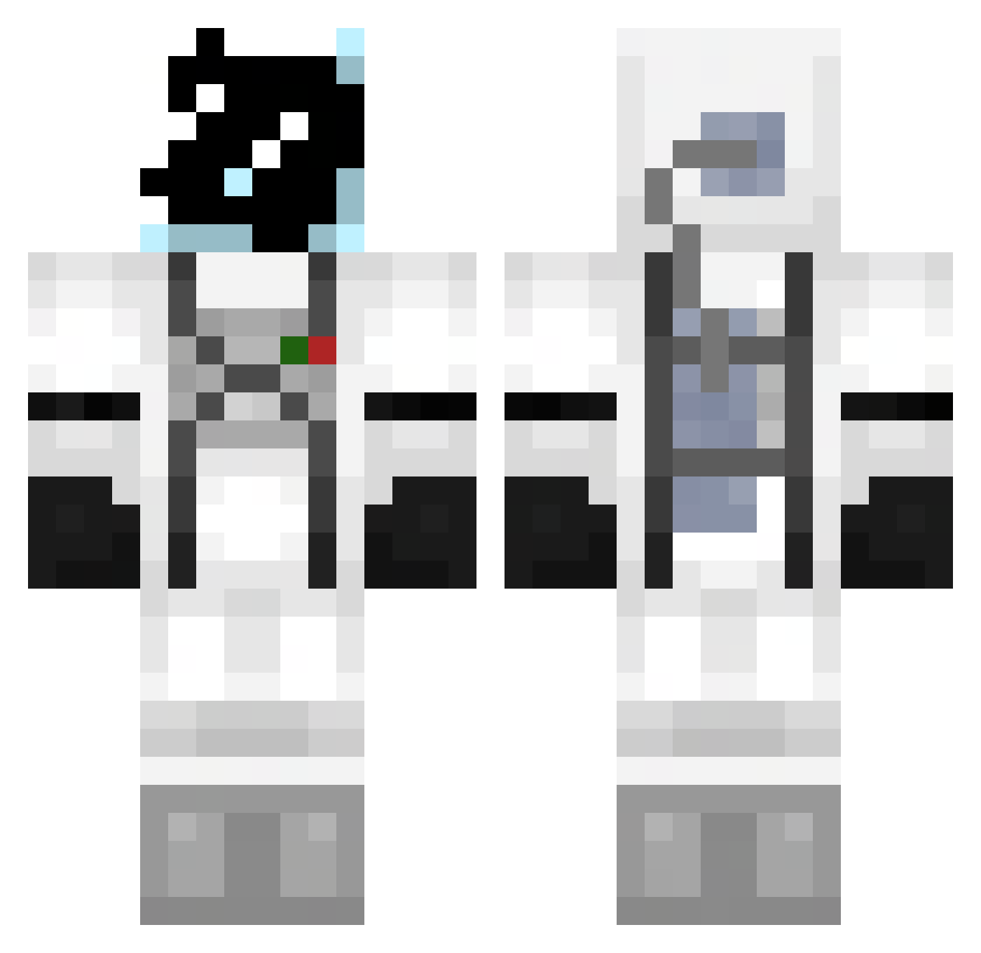 Gaugicus1026 Minecraft skin, front and back view